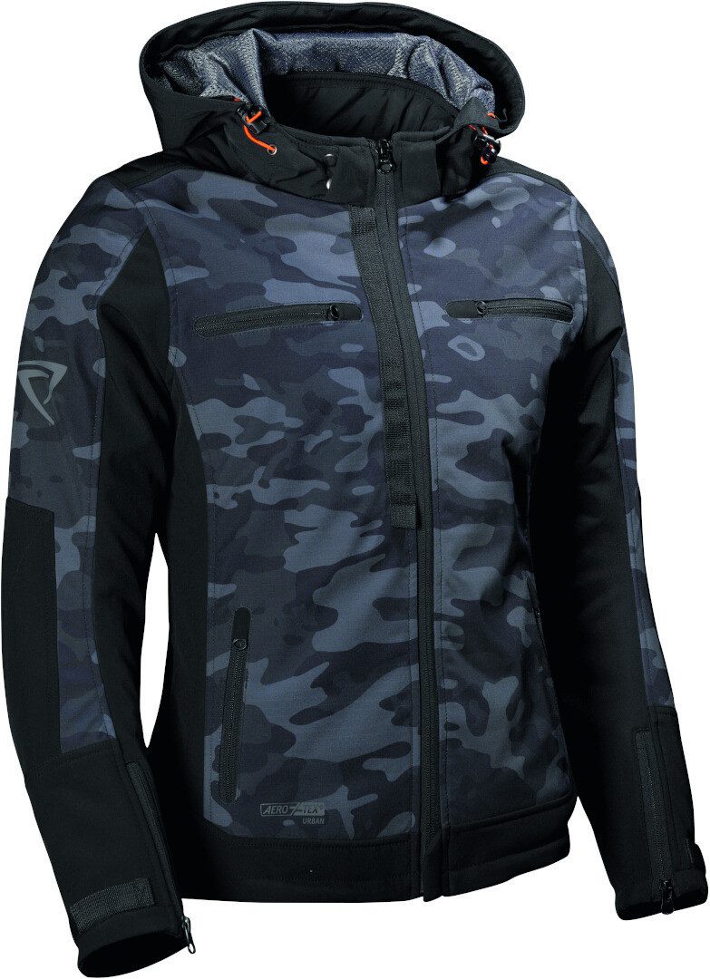 Motorradjacke Jamie 2 Aerotex Urban Camo wasserdichte Damen Motorrad Textiljacke