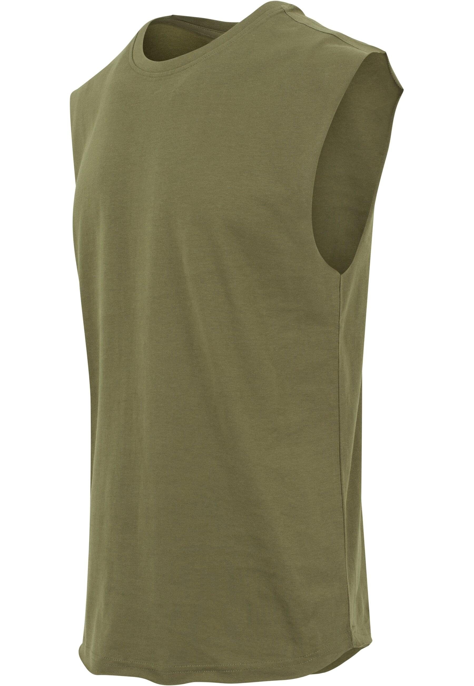 olive (1-tlg) T-Shirt Tee CLASSICS URBAN Edge Open Sleeveless Herren