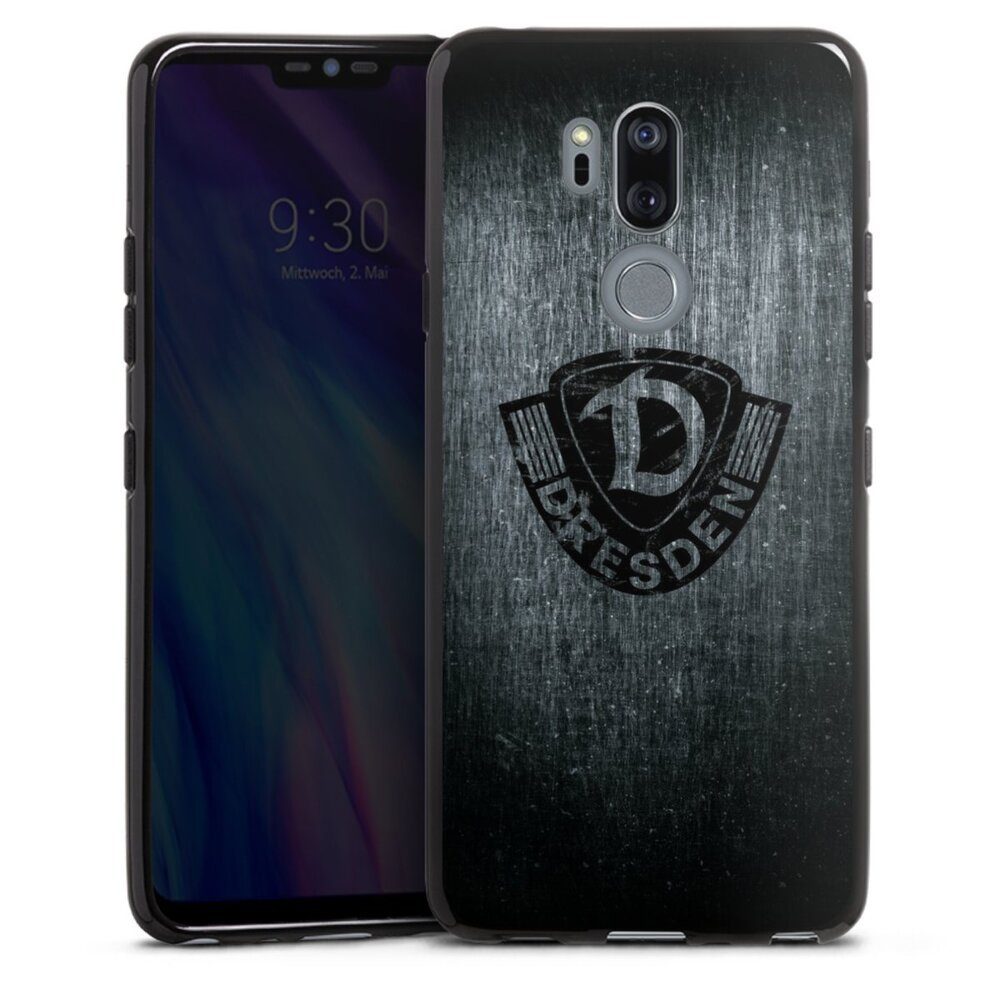 DeinDesign Handyhülle SG Dynamo Dresden Offizielles Lizenzprodukt Vintage, LG G7 ThinQ Silikon Hülle Bumper Case Handy Schutzhülle