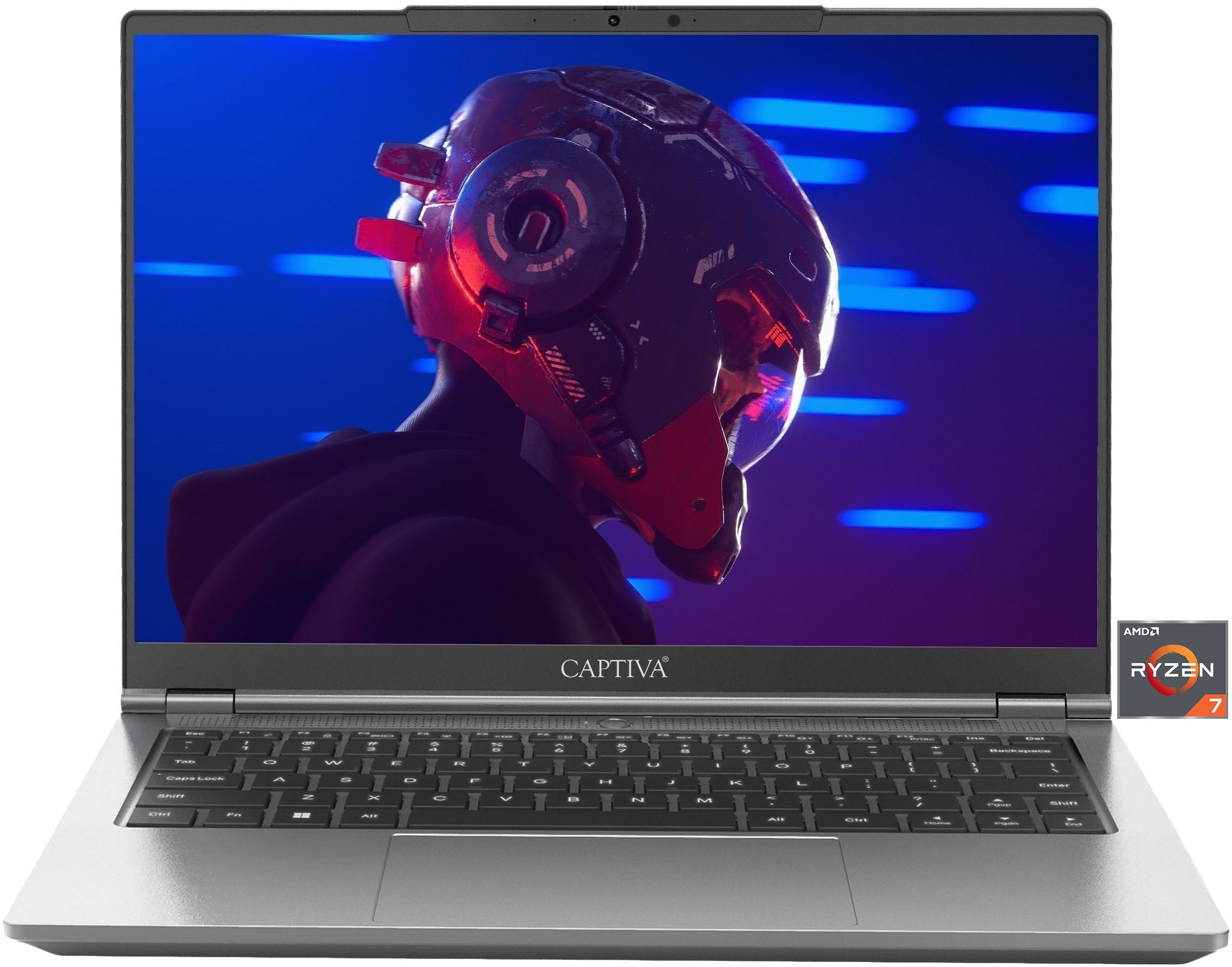 CAPTIVA Business/Office I10-1352GE Business-Notebook (35,6 cm/14 Zoll, AMD Ryzen 7 255, Radeon 780M, 32 GB, 2000 GB SSD)