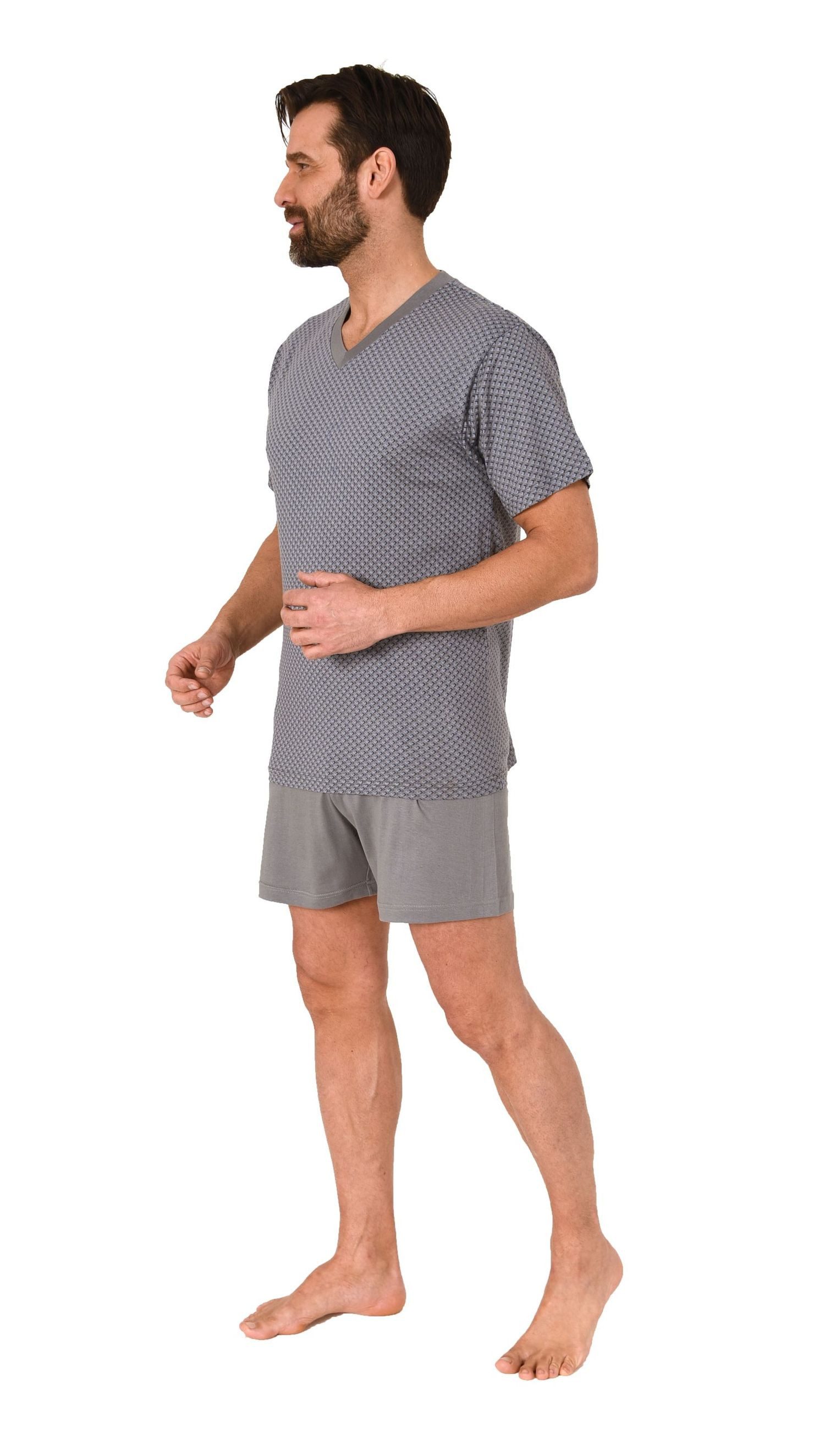Normann Pyjama Normann Herren Schlafanzug kurz Shorty Pyjama aus 100 % Baum günstig online kaufen