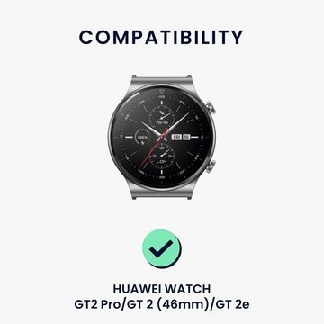kwmobile Uhrenarmband Armband für Huawei Watch GT2 Pro / GT2 (46mm) / GT 2e, Nylon Fitnesstracker Sportarmband Band - Innenmaße von 19 - 20 cm