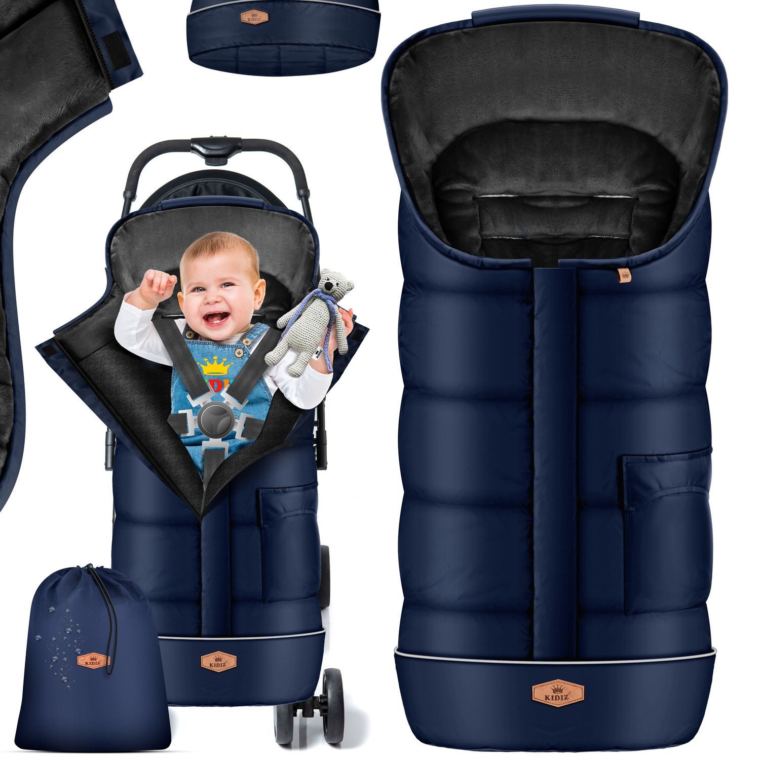 KIDIZ Babyschlafsack, Babyfußsack Baby Fußsack Winterfußsack Babyschale günstig online kaufen