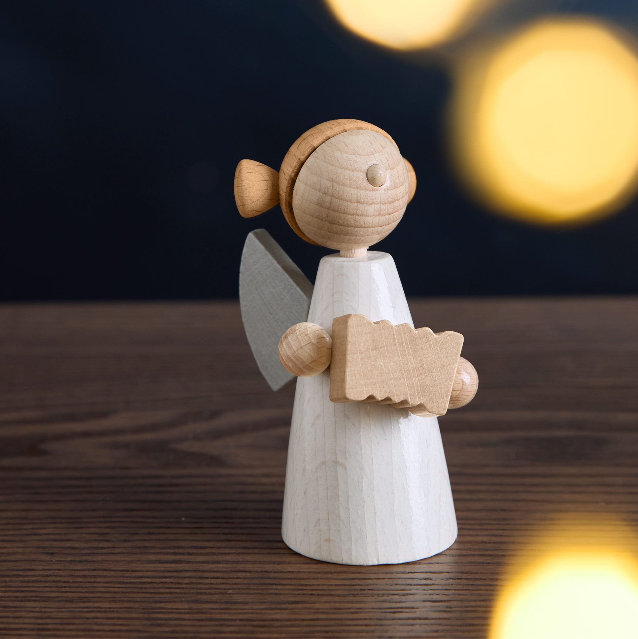 Haba Weihnachtsfigur Dekoration Weihnachten Engel mit Akkordeon 2012295001