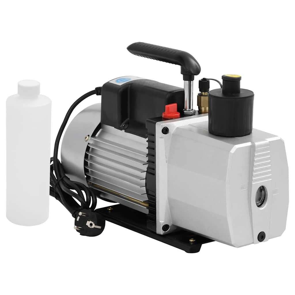 vidaXL Klimamesser 2-Stufige Vakuumpumpe 100 L / Min, Alu Vakuumpumpe 100 L/min 2-stufig Unterdruckpumpe Pumpe Klimaanlagen