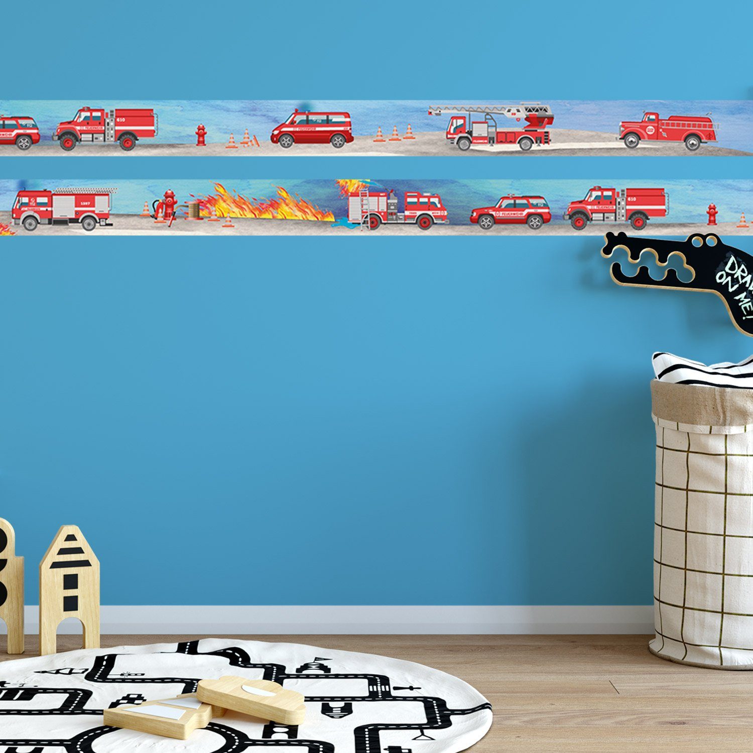 Sunnywall Bordüre Feuerwehr (Bordüre - 400 cm), Auto, Feuerwehr, (1 St), ho günstig online kaufen