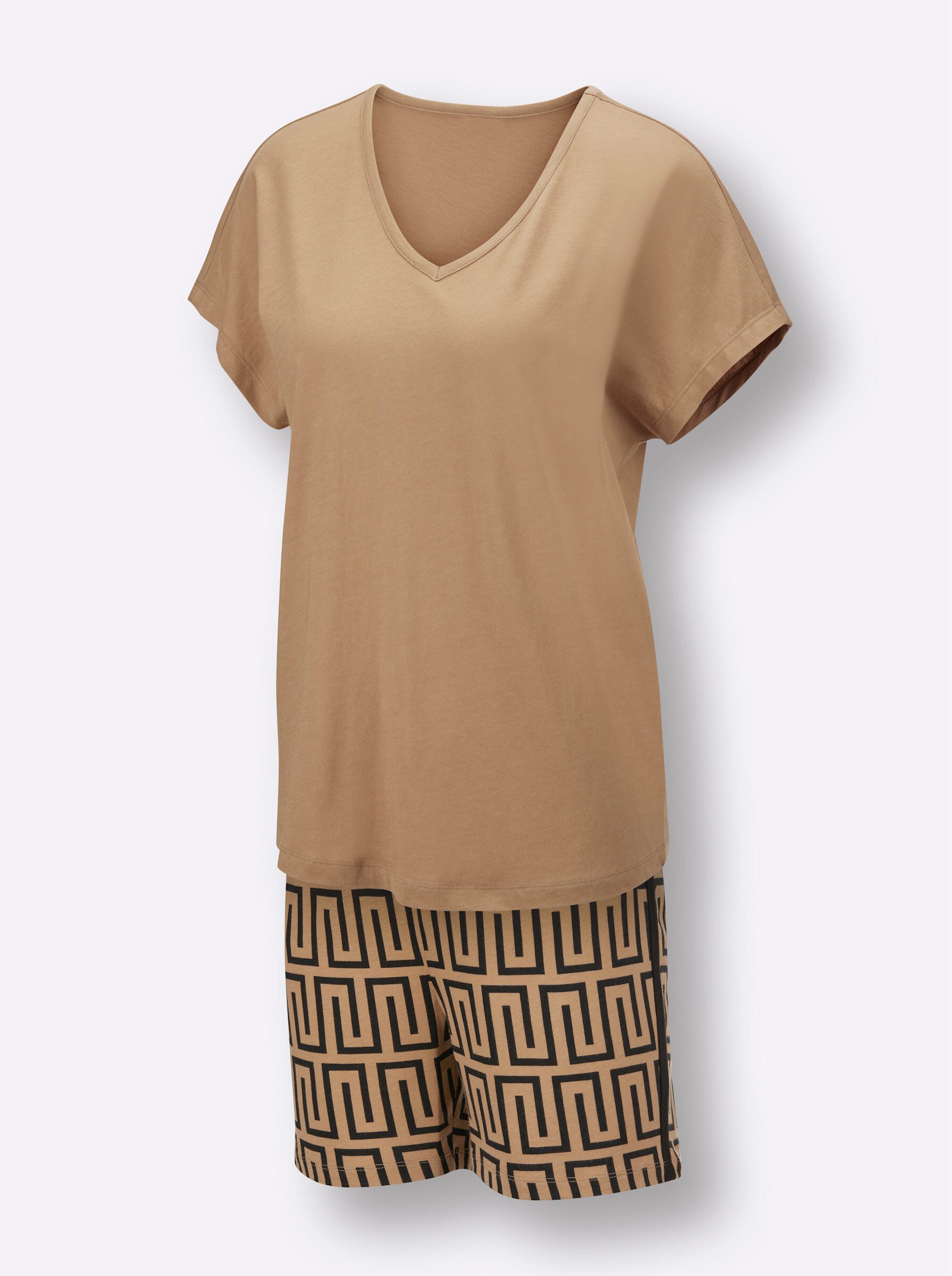 Witt Schlafanzug Shorty Kurzarm