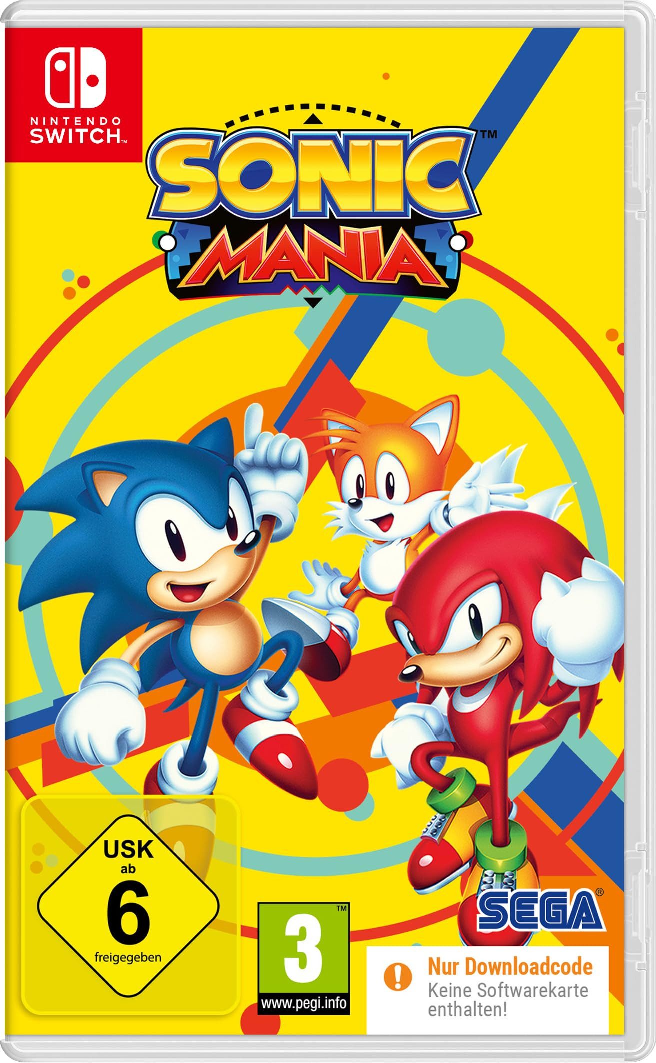 Sonic Mania für Switch - Code in a Box (Code in a Box), Nintendo Switch