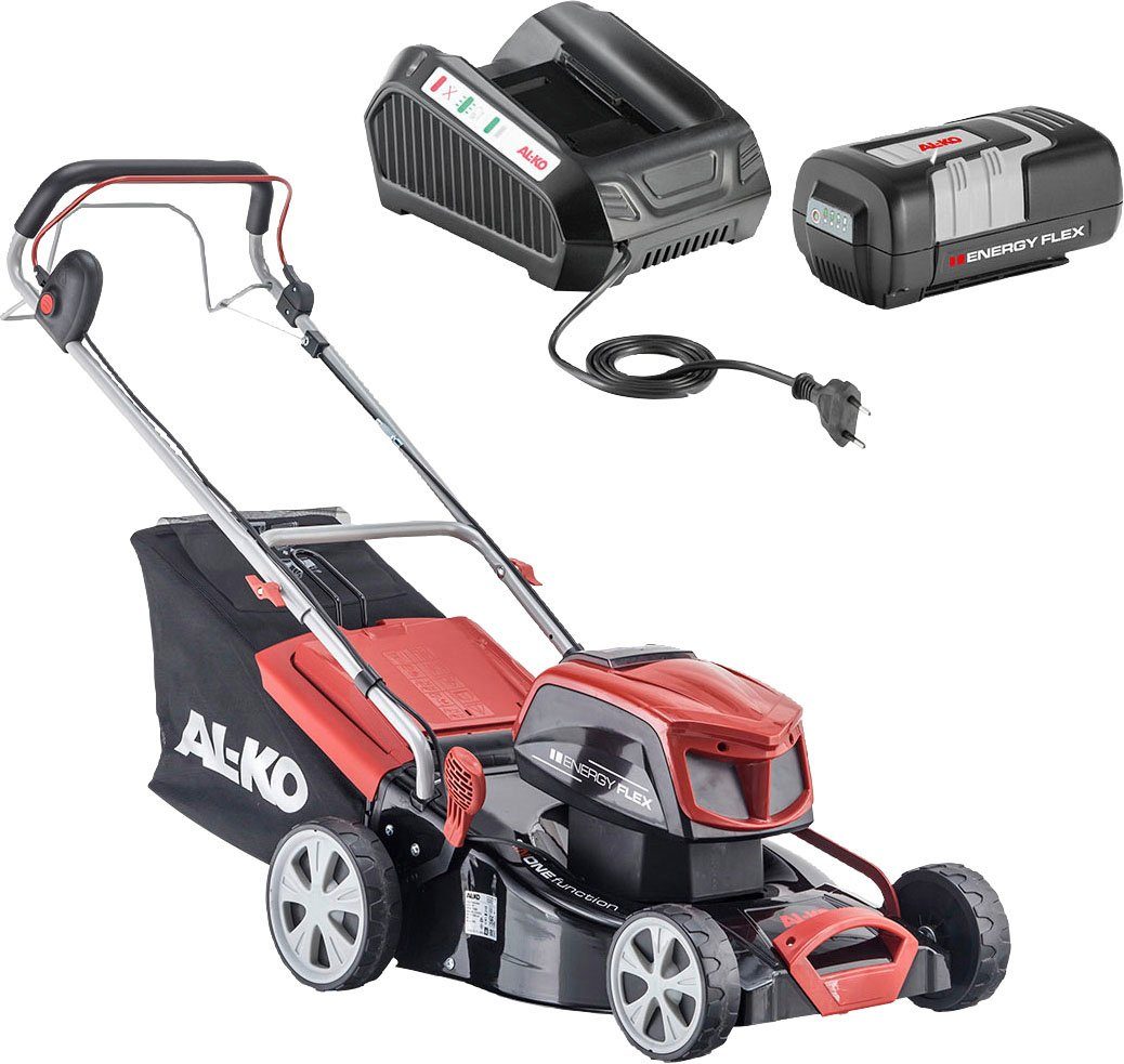 AL-KO Akkurasenmäher 42.9 Li SP SET, 42 cm Schnittbreite, (Set), mit Radantrieb, Akku und Ladegerät