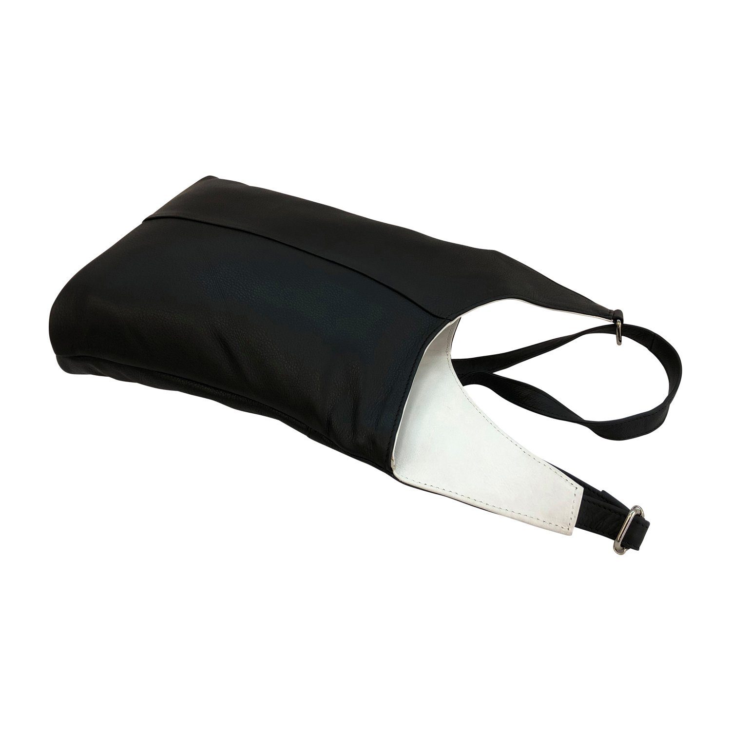 Cinino Handtasche C1161, Ledertasche Umhängetasche Crossbody Bag