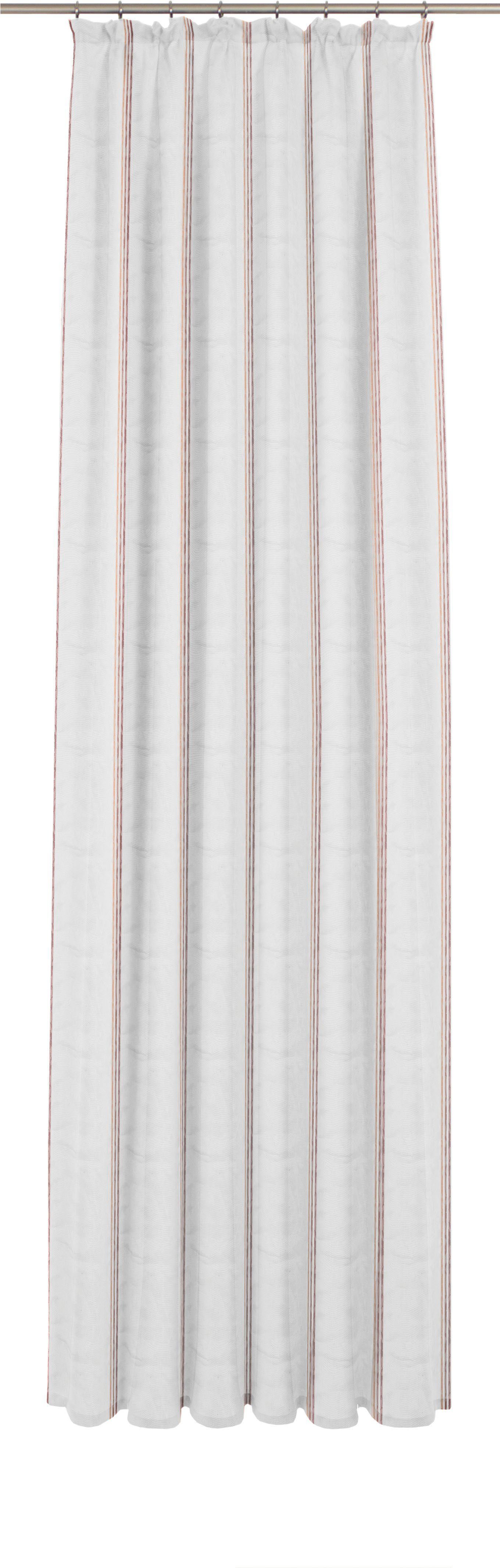 Wirth Gardine Chloé (1 St), Faltenband, halbtransparent, Fertig-Store mit FB 1:3 nach Maß