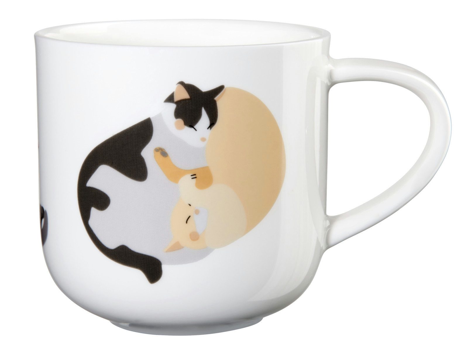 ASA SELECTION Tasse coppa Henkelbecher Siesta 0,4l, Fine Bone China