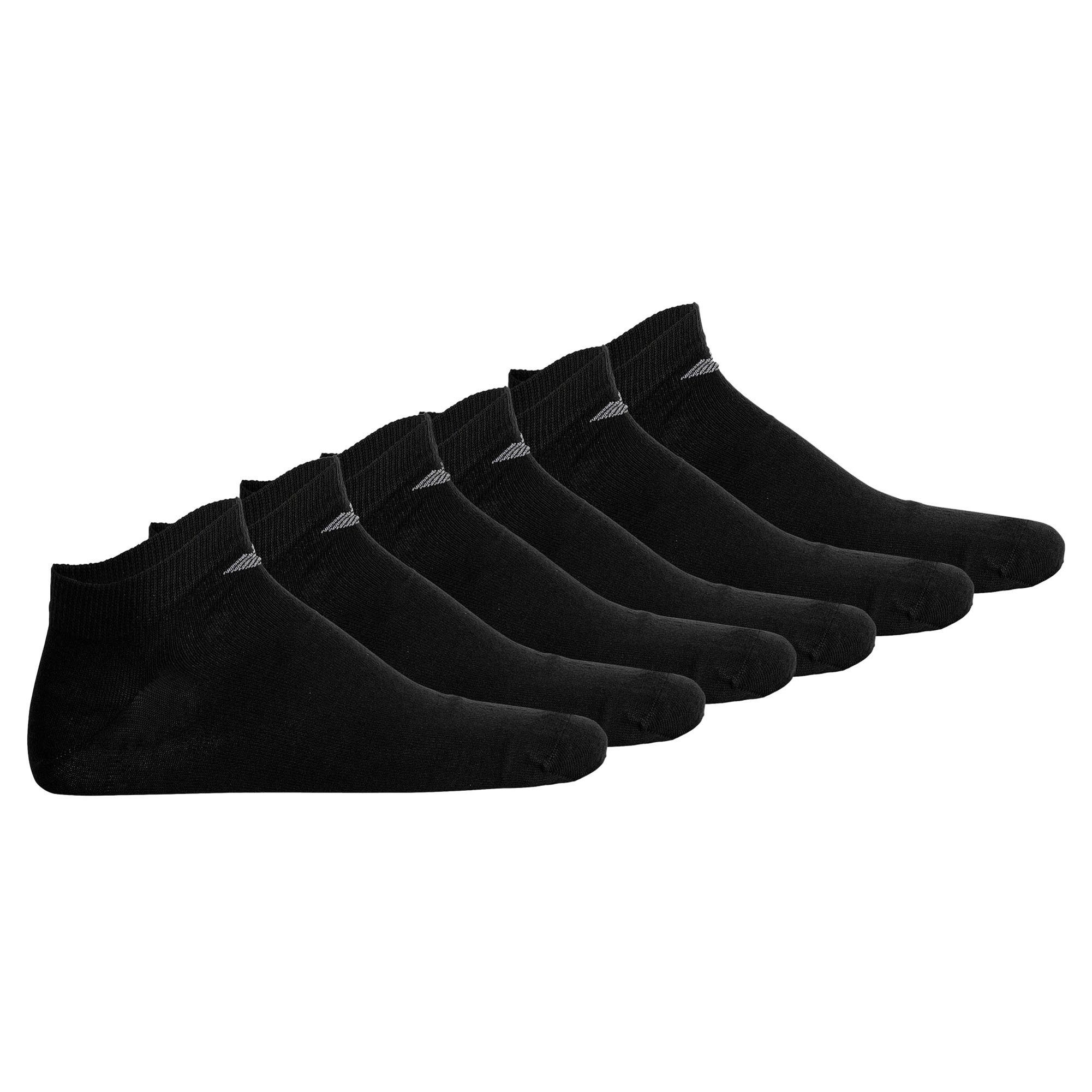Emporio Armani Sneakersocken Herren Socken 6er Pack Baumwolle CASUAL COTTON 6P (Packung, 6er Pack)