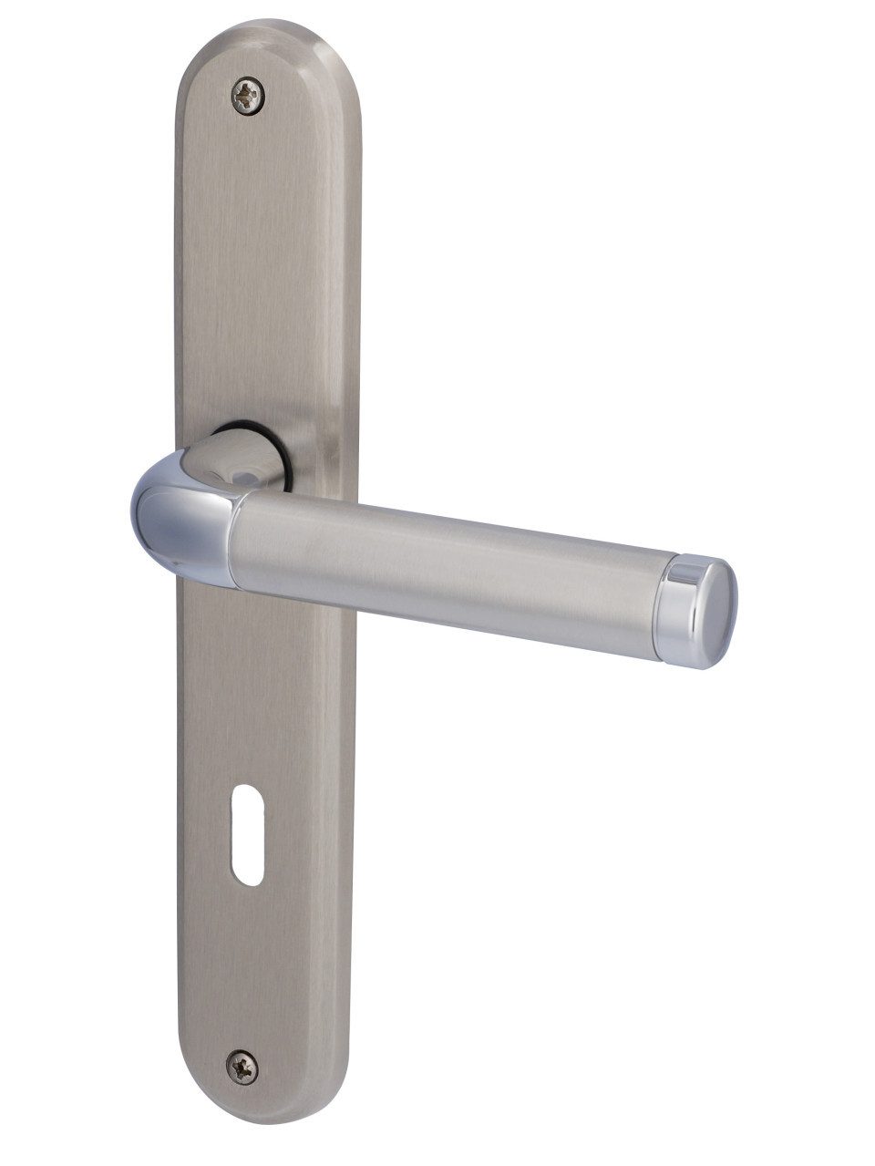 Alpertec Zimmertür Alpertec BB-Langschildgarnitur Sabine Messing