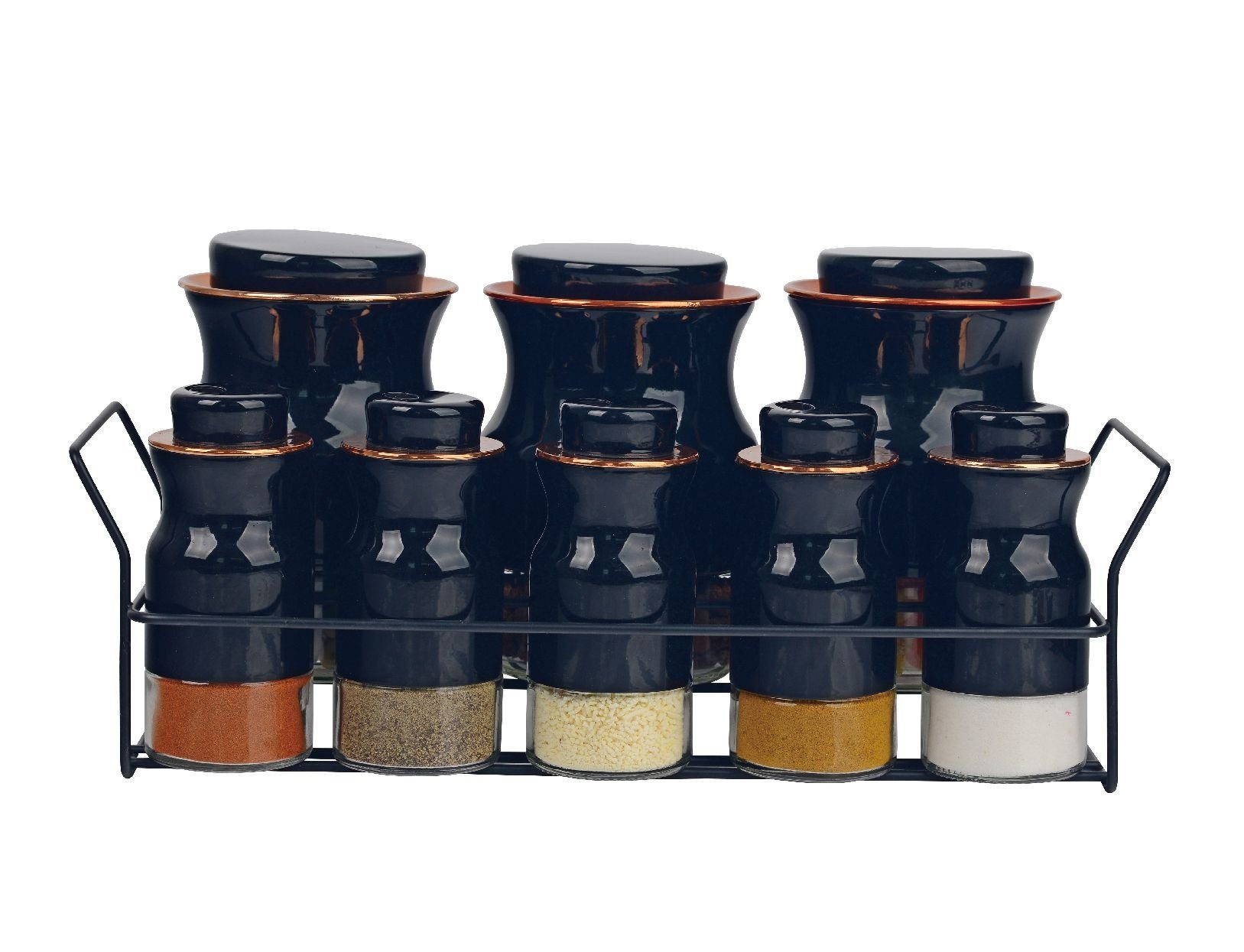 Vorratsdose 8-Teiliges Vorratsbehälter Vorratsdosen Gewürz-Set Aufbewahrungsgläser