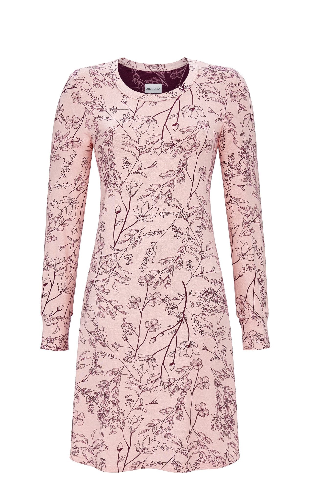 Nachthemd Sleepshirt mit Floraldessin