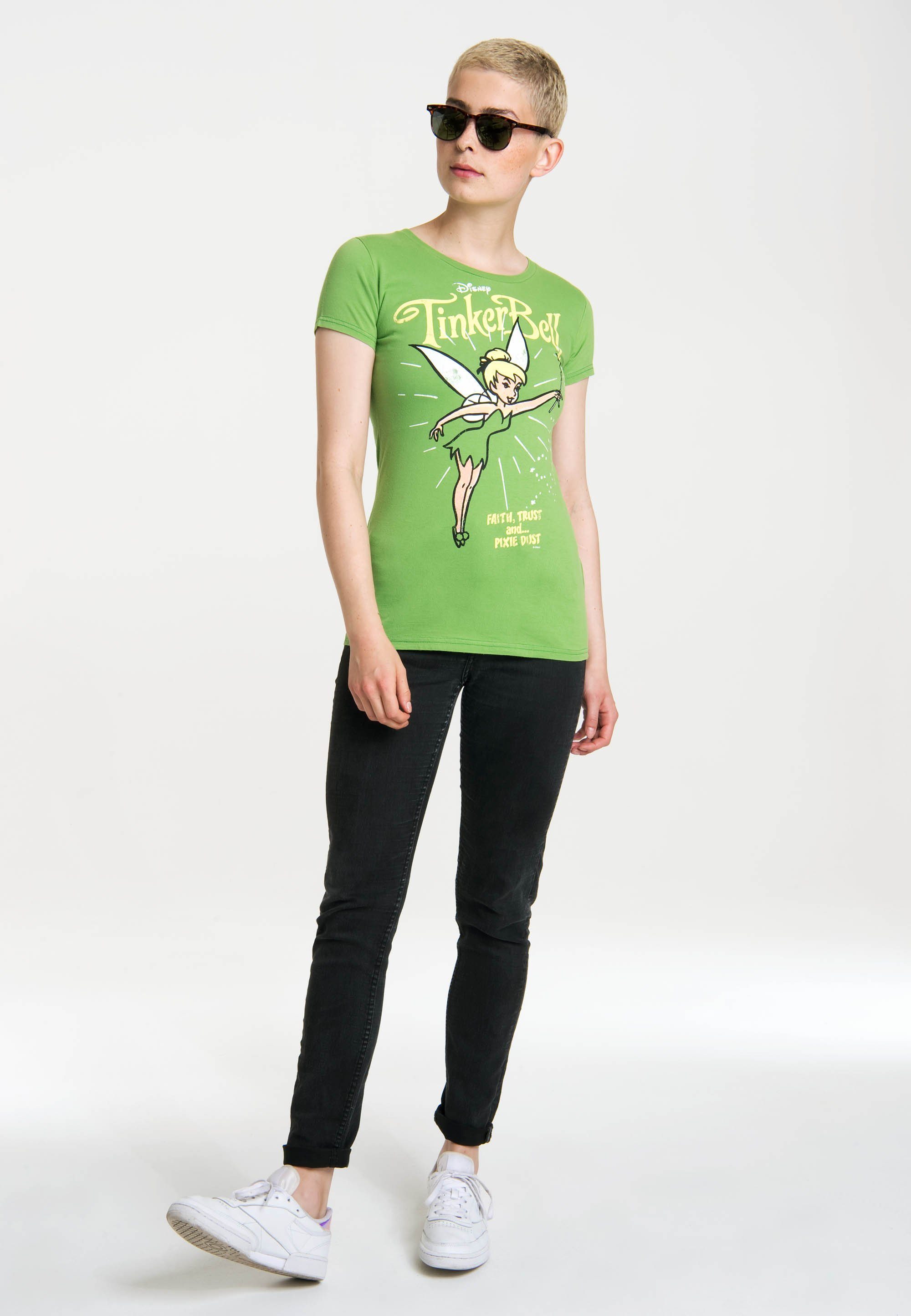 LOGOSHIRT T-Shirt mit Dust Pixie Disneymotiv Tinkerbell schönem