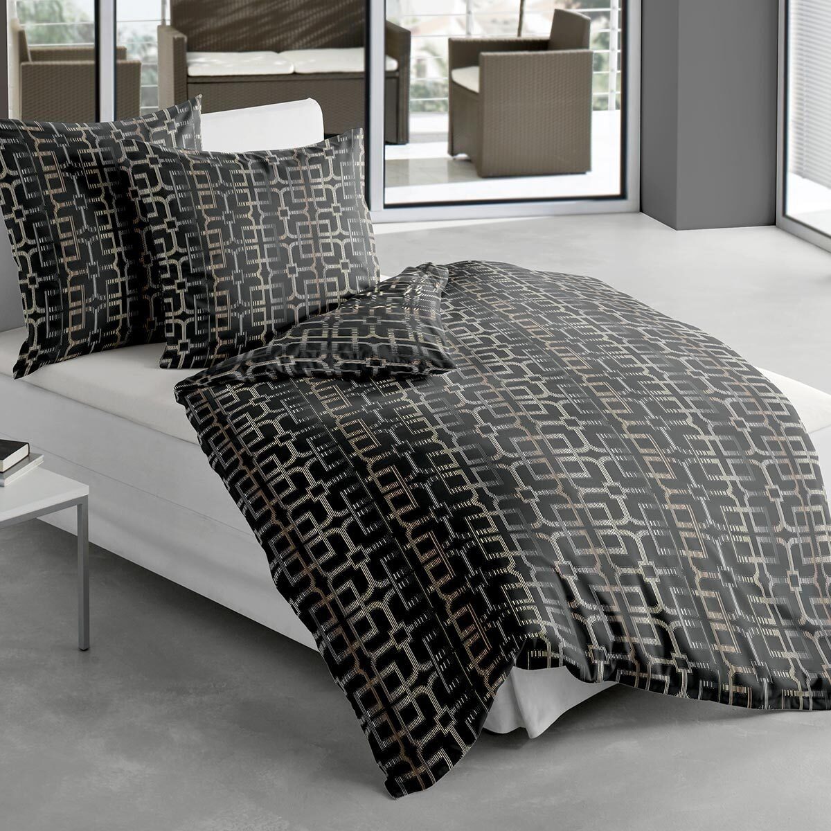 TRAUMSCHLAF Bettwäsche Lago, Mako Satin, 2 günstig online kaufen
