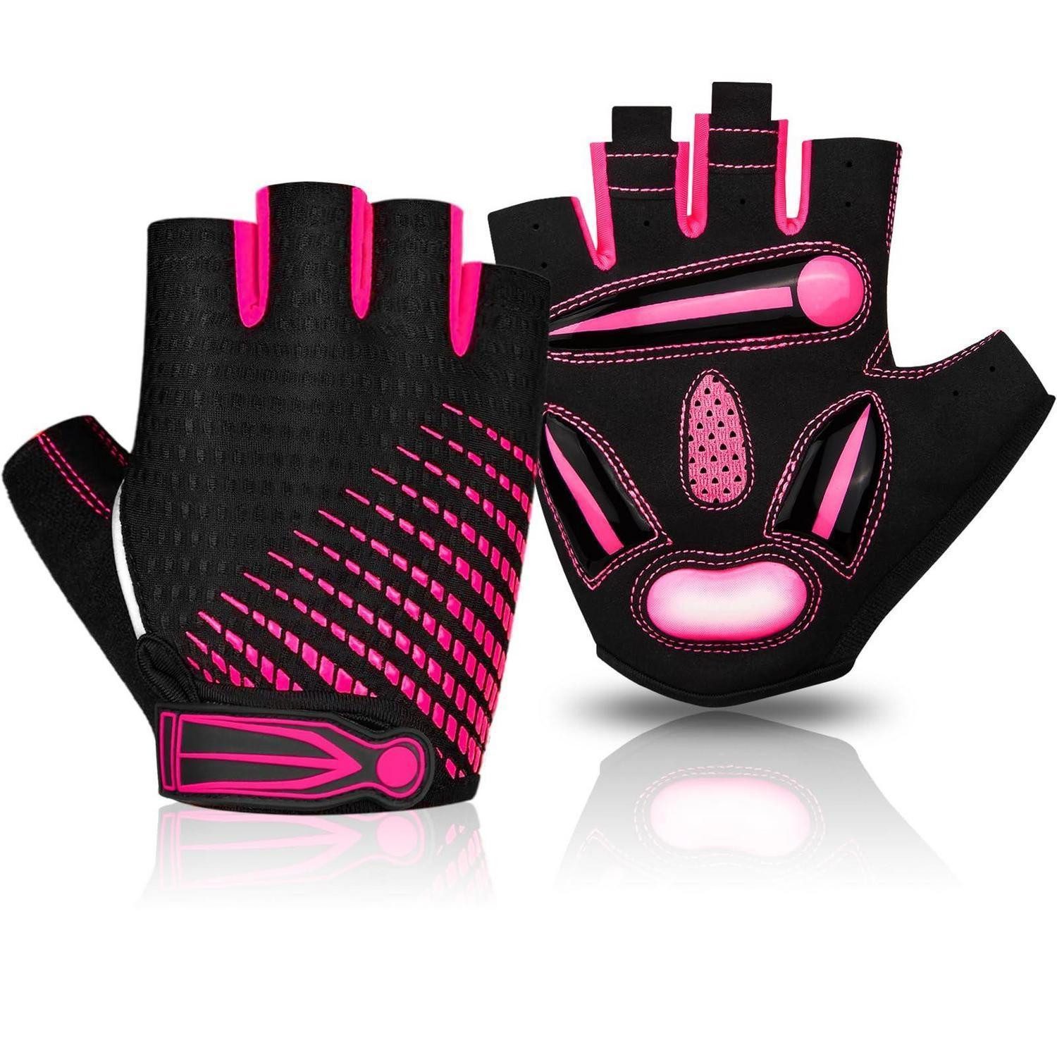 LuxusKollektion Fahrradhandschuhe Fahrradhandschuhe Halbfinger Gel Damen Herren (1-St)