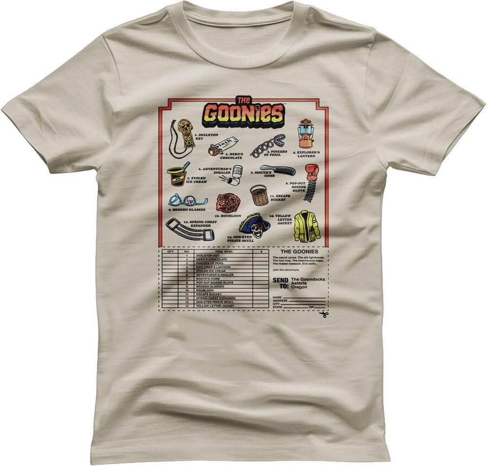 The Goonies T-Shirt The Goonies Accessories Mail Order T-Shirt