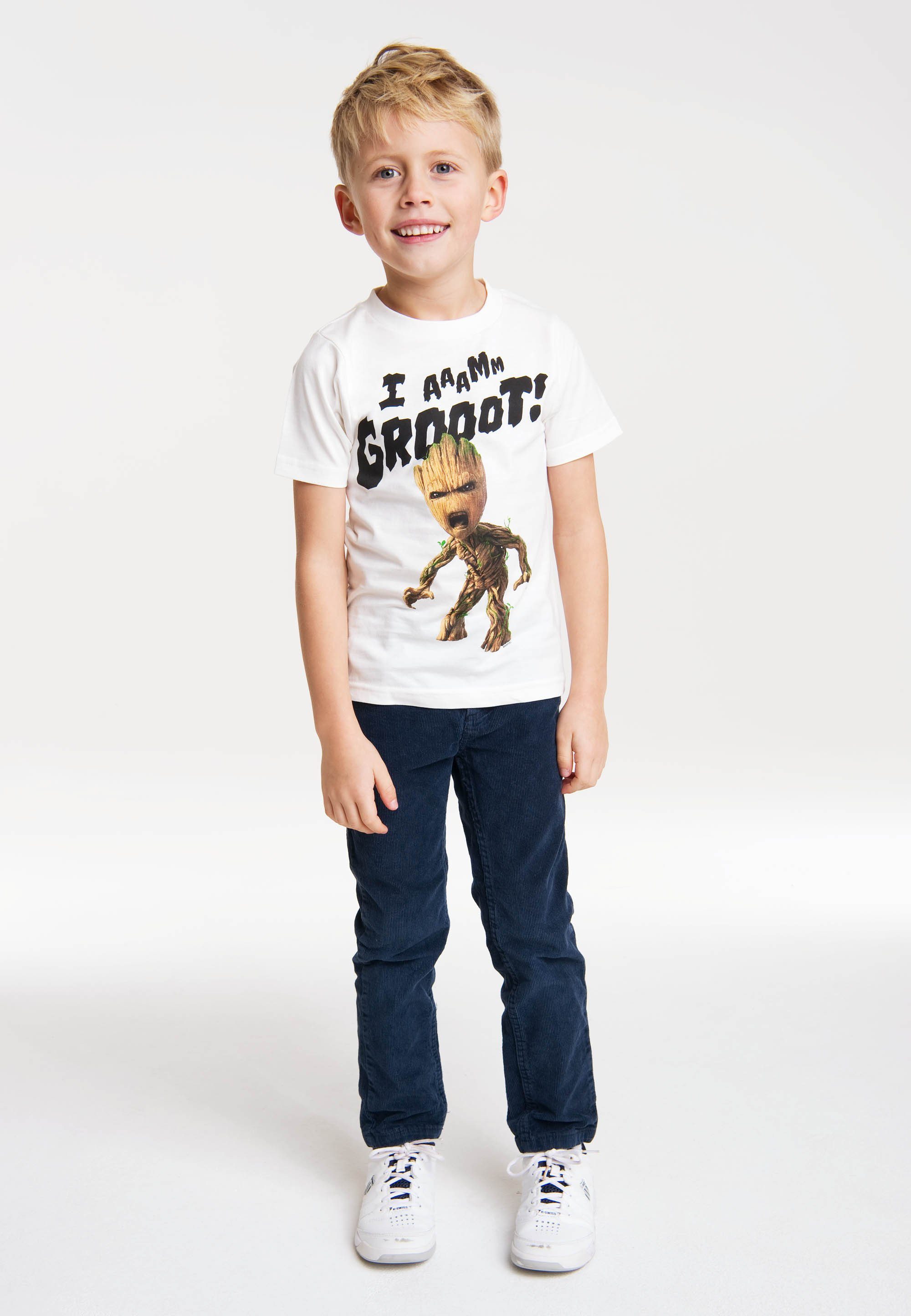 LOGOSHIRT T-Shirt Guardians of the Galaxy - Groot mit Groot-Frontprint | T-Shirts