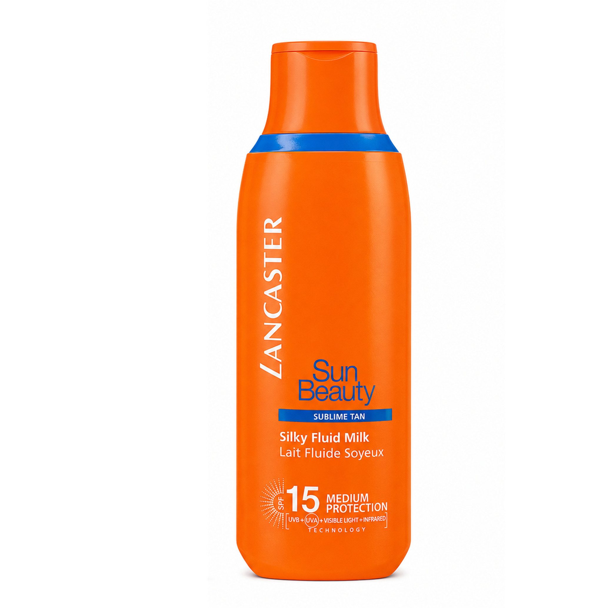 LANCASTER Sonnenschutzcreme Lancaster Sun Beauty Silky luid SPF 15 Body Milk 175ml