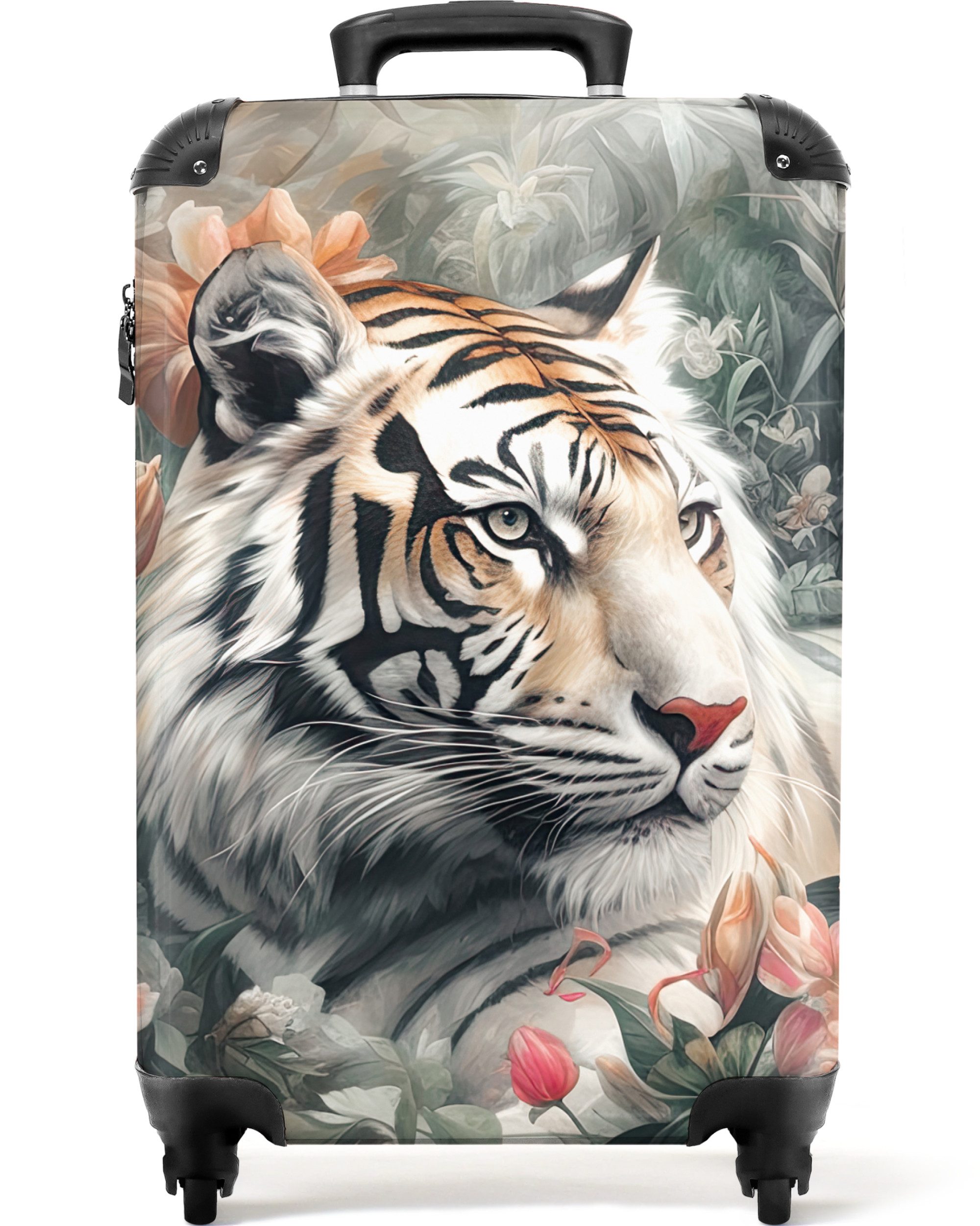 NoBoringSuitcases.com© Hartschalen-Trolley Tiger - Wildtiere - günstig online kaufen