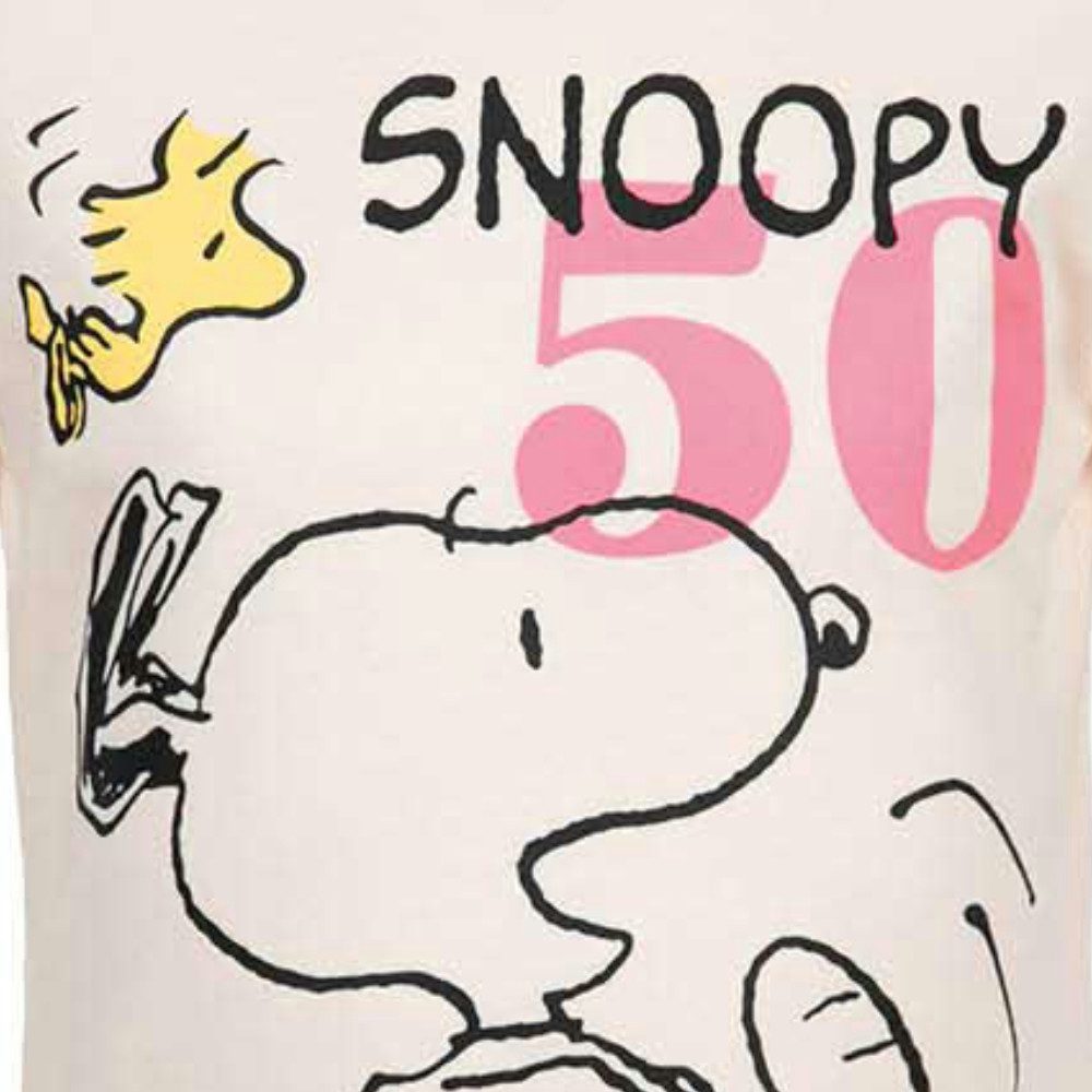 Snoopy Print-Shirt Peanuts Snoopy Kinder Mädchen kurzarm T-Shirt Shirt Gr. 92 bis 128, 100% Bauwolle