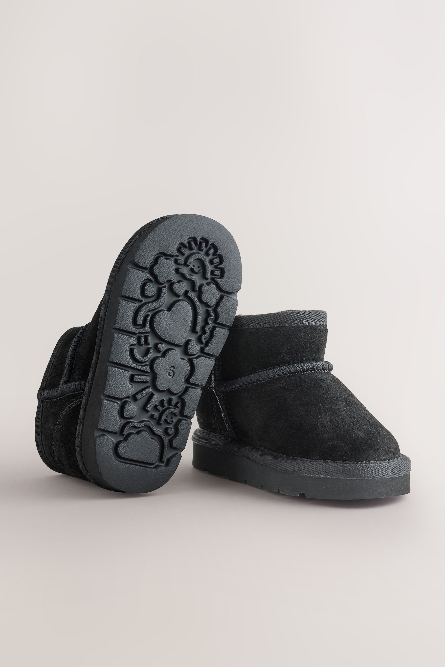 Next Wasserabweisende Schlupfstiefel aus Veloursleder Babystiefel – Bild 4 von 5