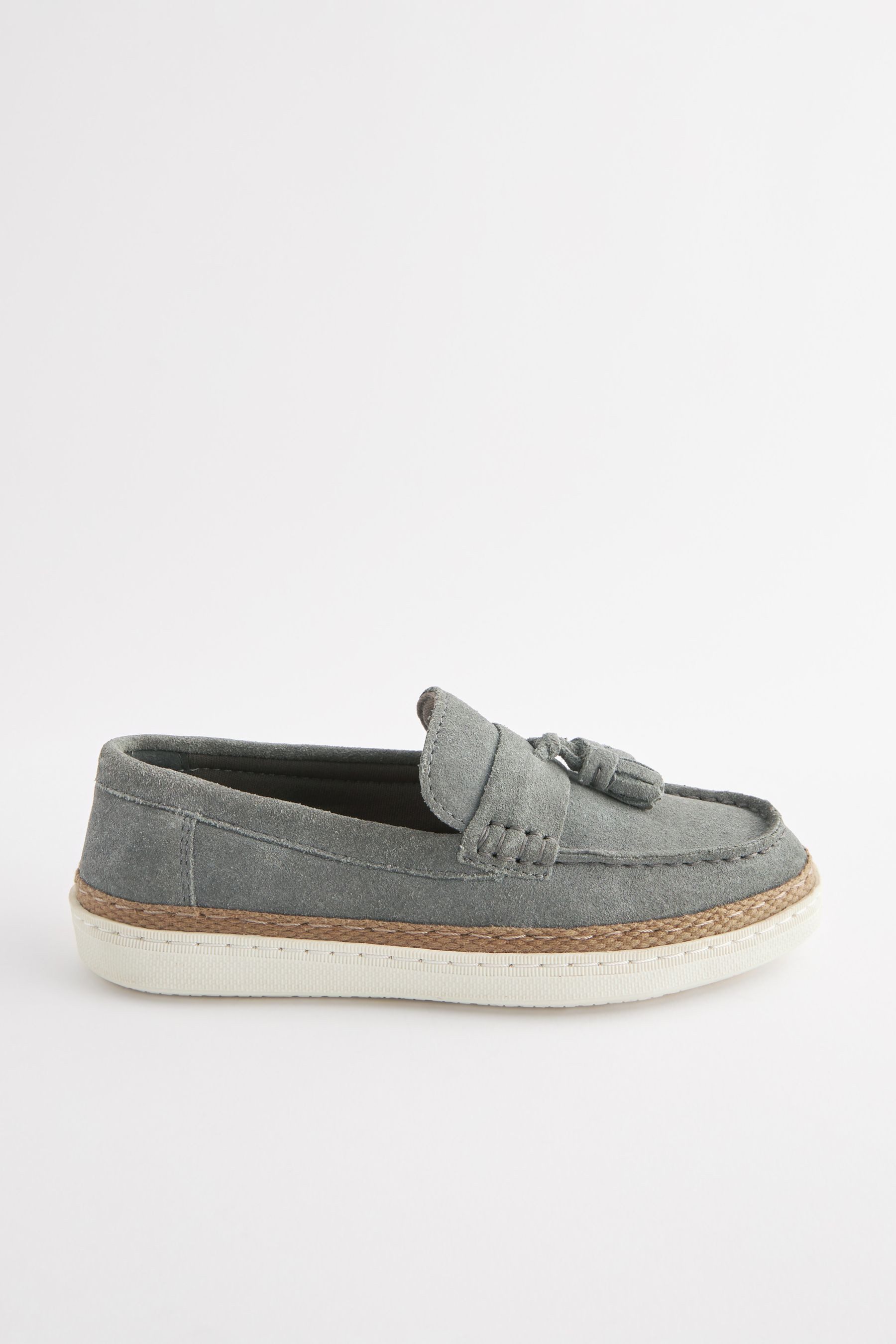 Next Slipper aus Veloursleder mit Quastendetail günstig online kaufen