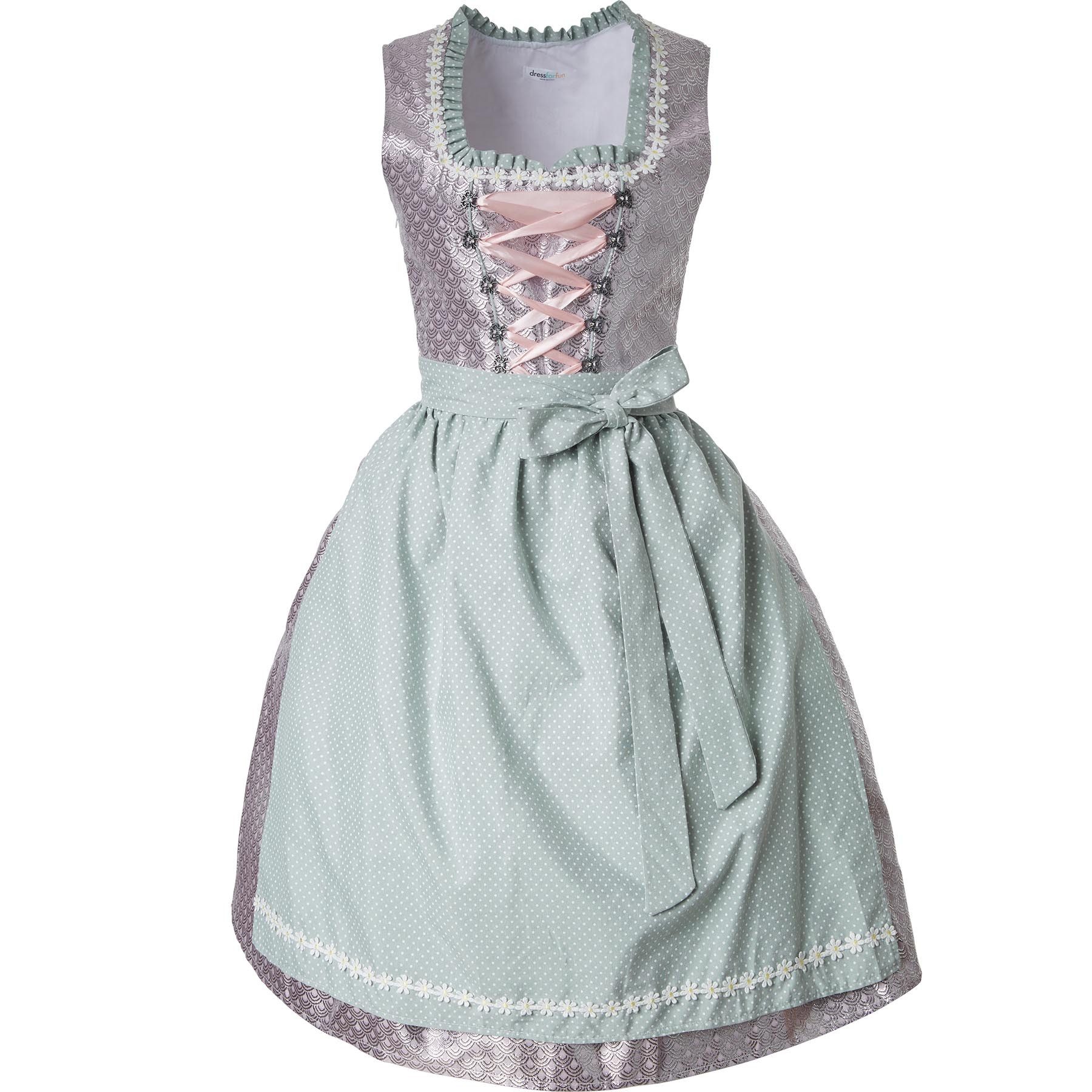 dressforfun Dirndl Frauenkostüm Midi-Dirndl Oberammergau Modell günstig online kaufen