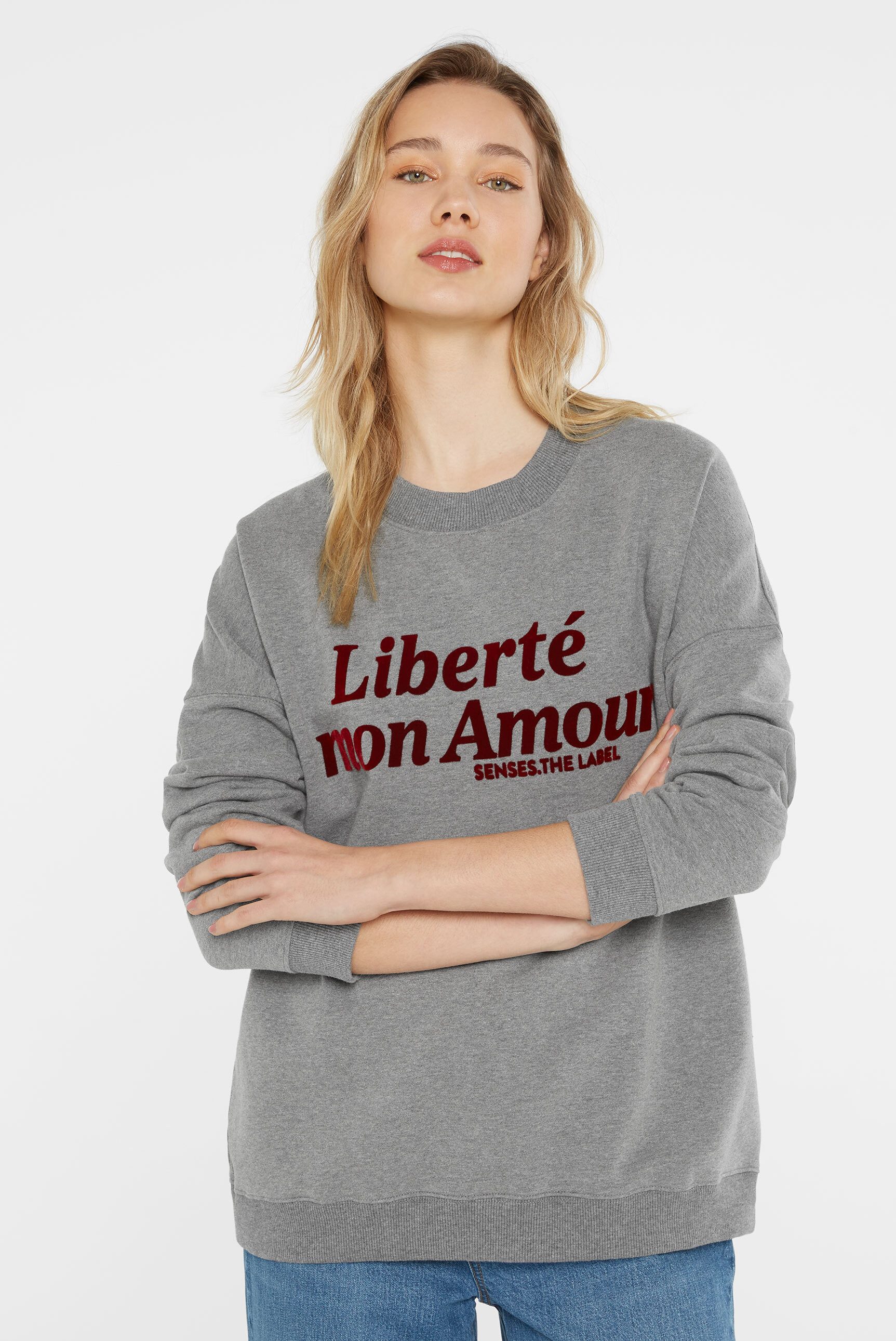 SENSES.THE LABEL Sweater mit Baumwolle