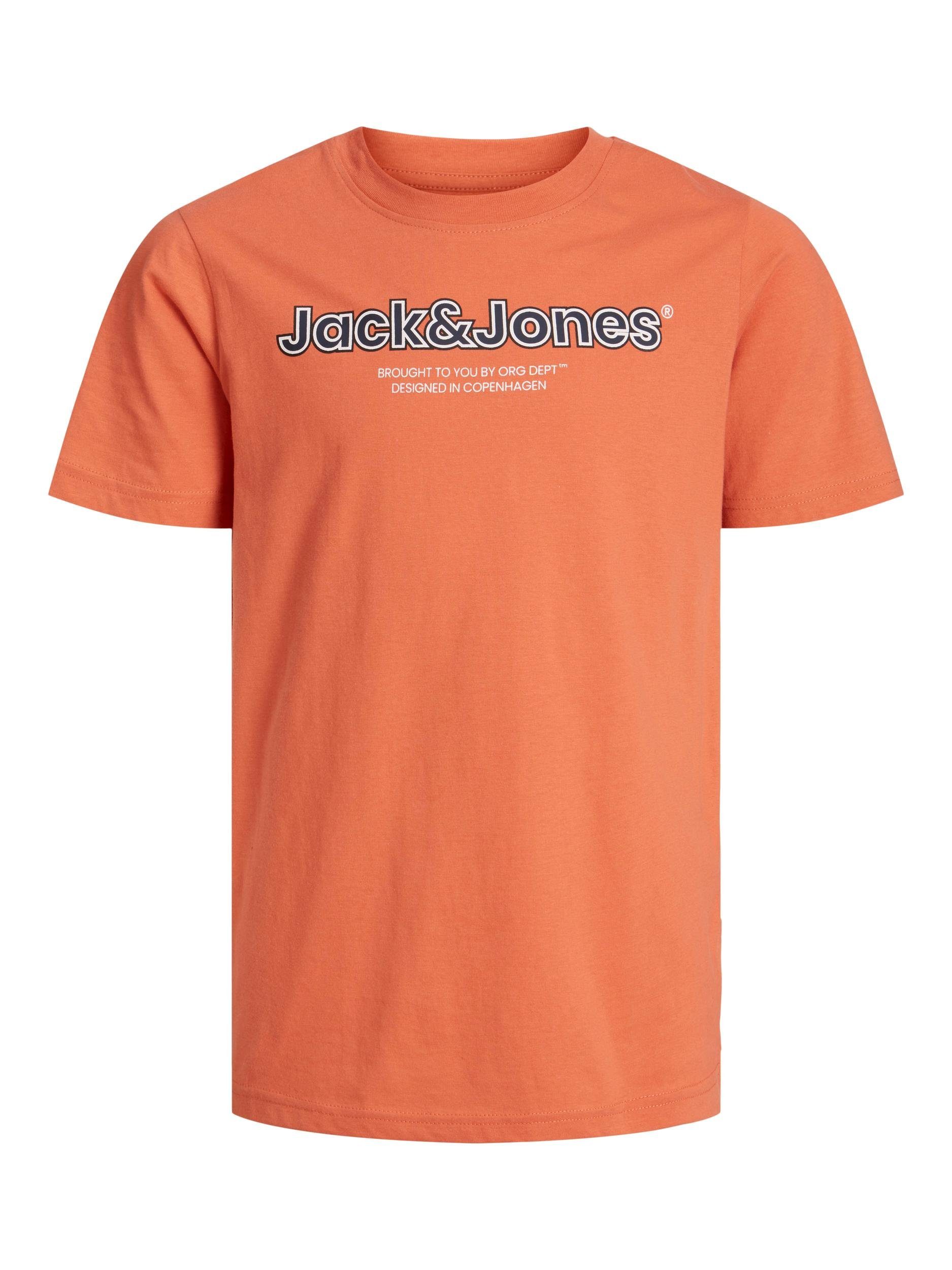 Jack & Jones Junior T-Shirt JORLAKEWOOD BRANDING TEE BF JNR ginger