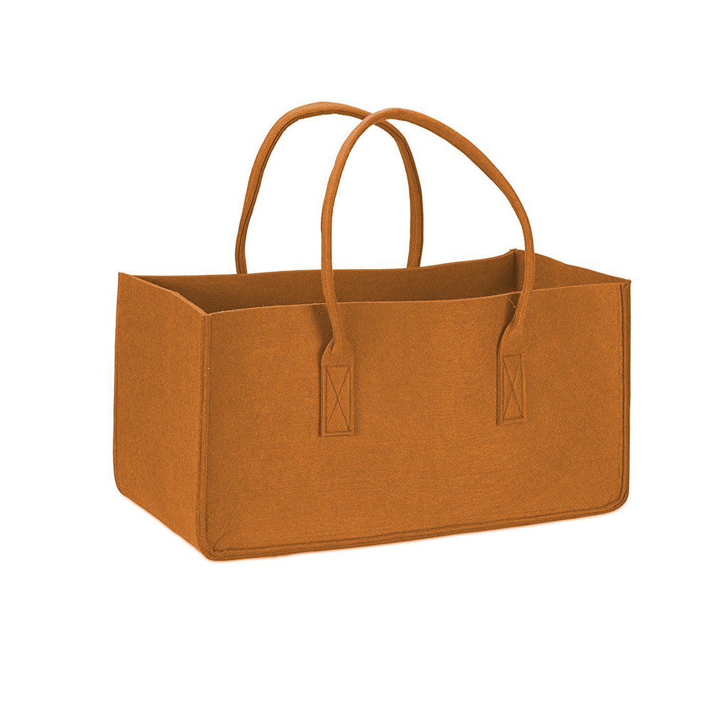 Close Up Freizeittasche Filztasche Kaminholz Hellbraun Tragetasche, Felt Bag