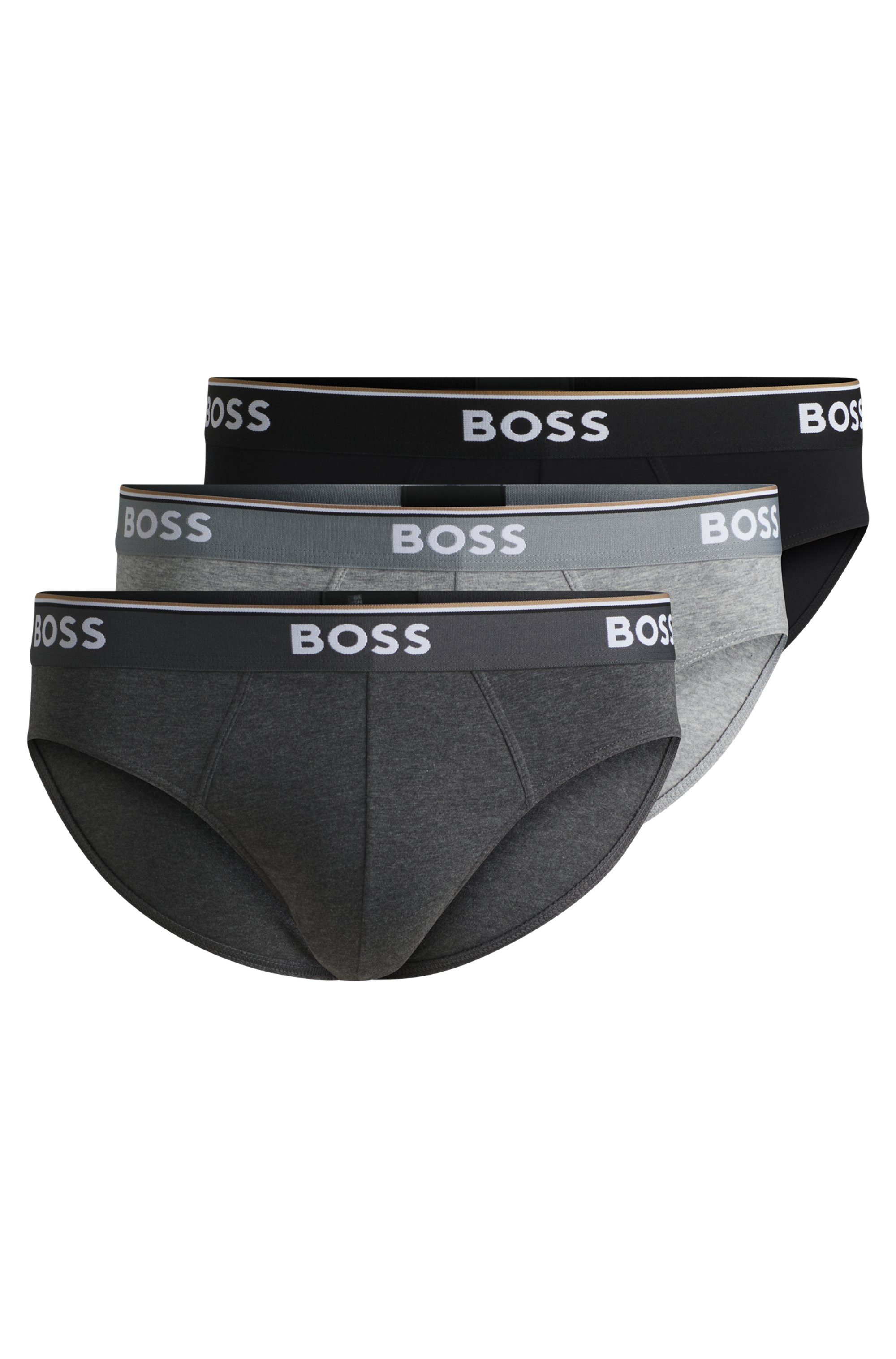 BOSS Slip (Packung, 3er-Pack) mit Logo Webbund günstig online kaufen