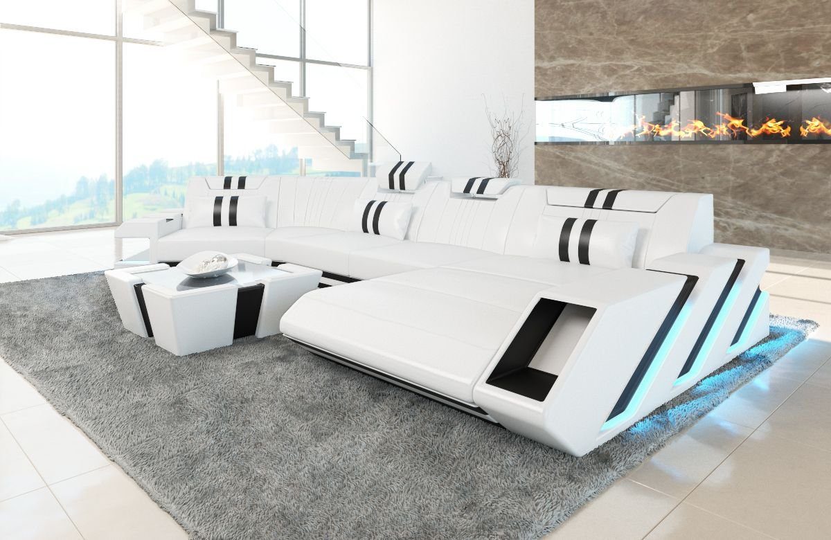 Sofa Dreams Wohnlandschaft Ledercouch Sofa Leder günstig online kaufen