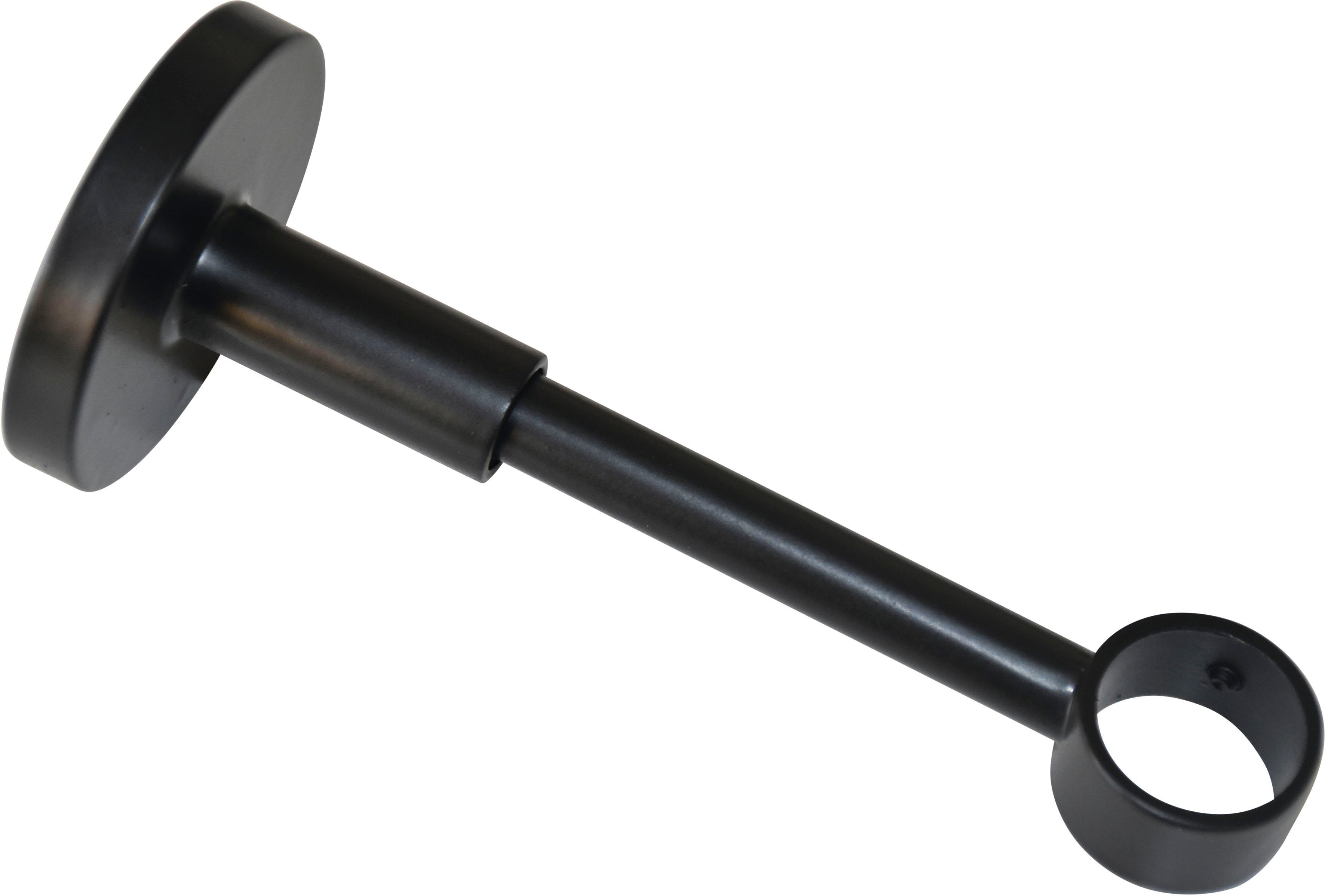 GARDINIA Träger Wandträger geschlossen für Gardinenstange, (1-St), Serie Einzelprogramm Chicago Ø 20 mm