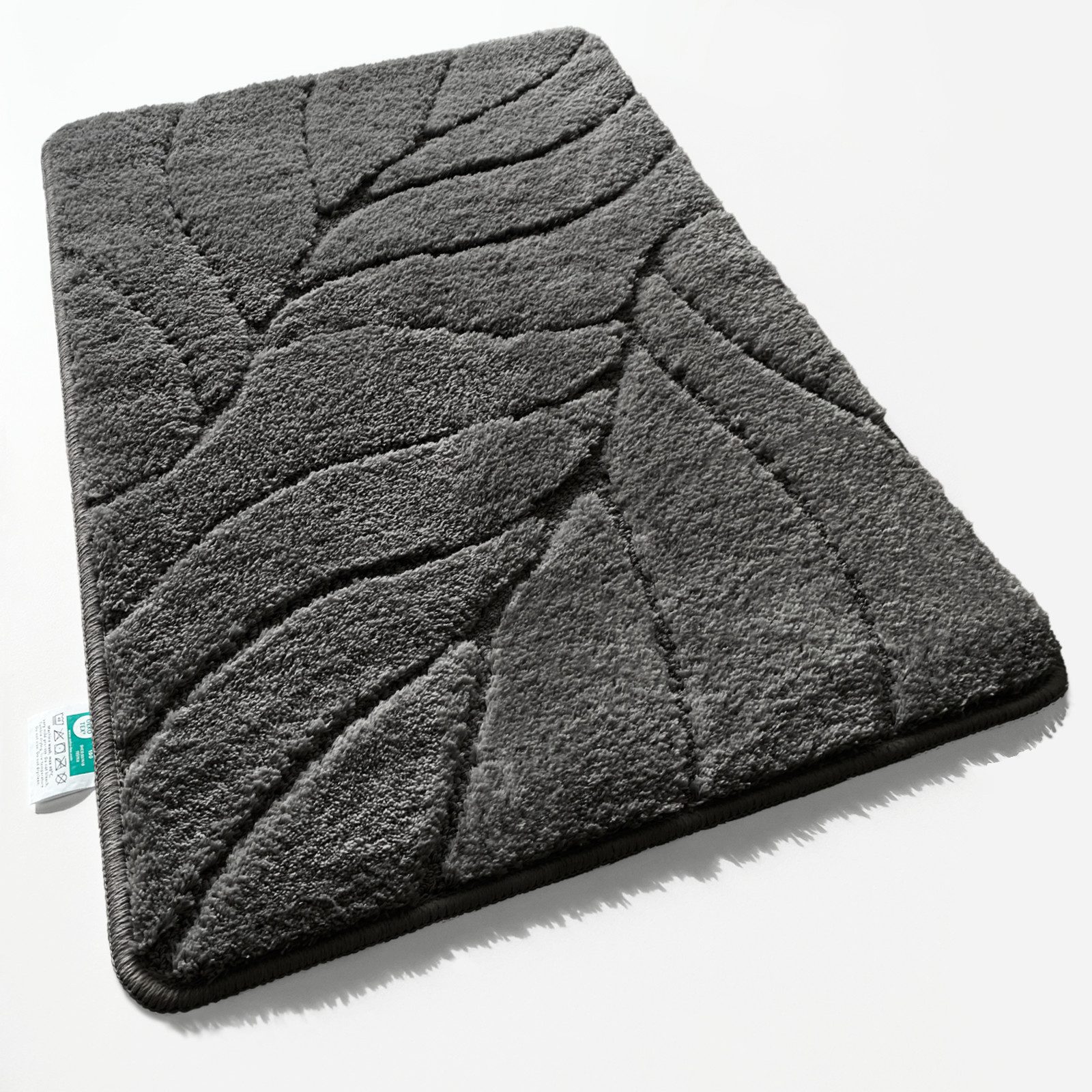 Floordirekt Badematte Maris, Badvorleger mit Blattstruktur, günstig online kaufen