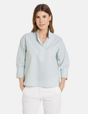 GERRY WEBER Klassische Bluse 3/4 Arm Bluse aus reiner Baumwolle