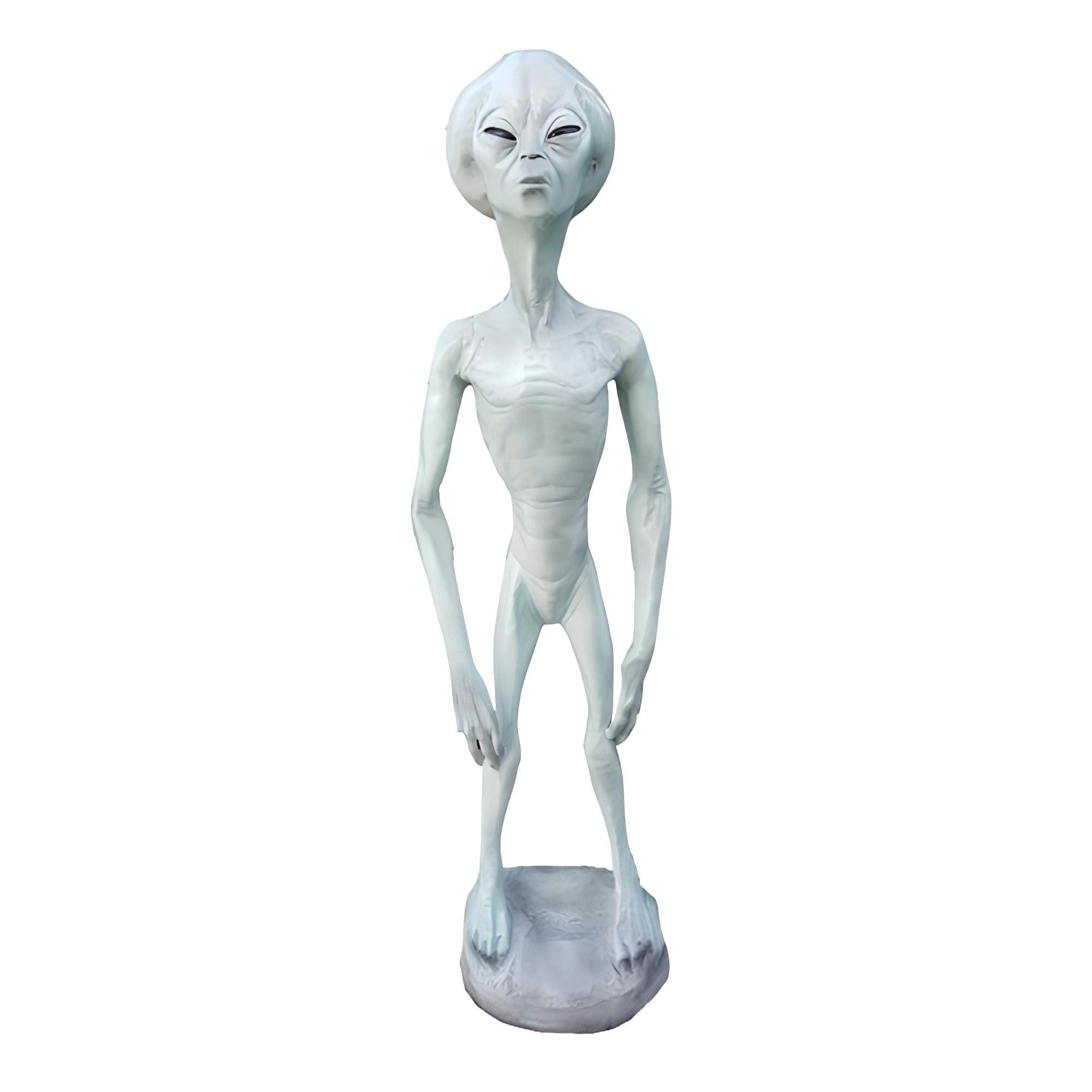 Gartenfigur Dekorative Alien-Gartenfigur Statue Skulptur 135 cm