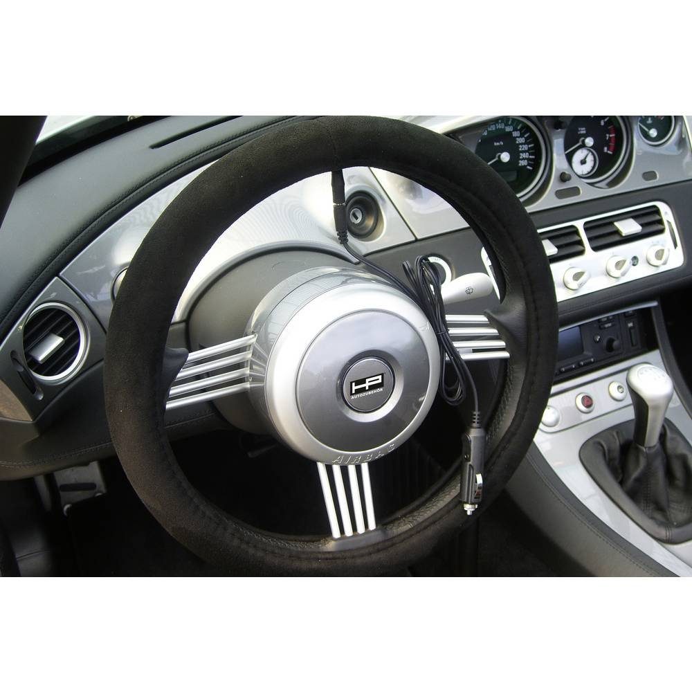HP-AUTO ACCESSORIES Steering Wheel Cover Heated Steering Wheel Cover 12V 19720