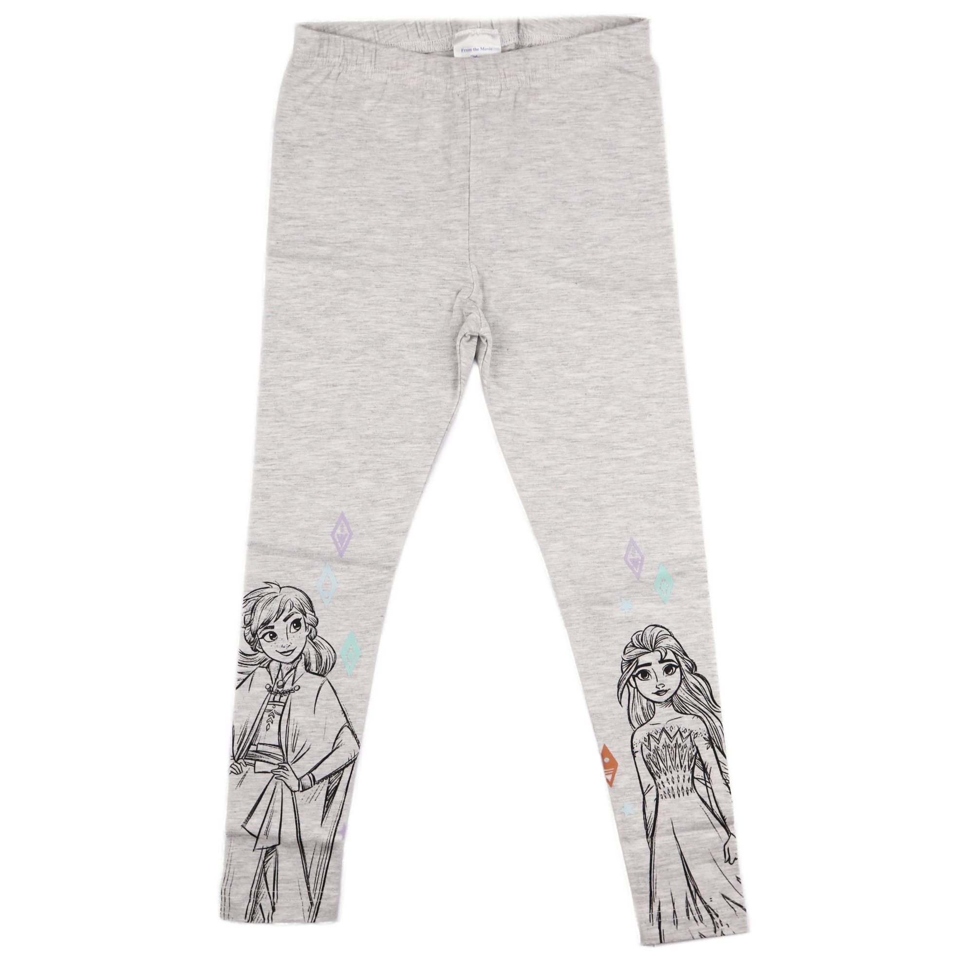 Disney Frozen Leggings Die Eiskönigin Elsa und Anna Mädchen Kinder Leggings Gr. 104 bis 134