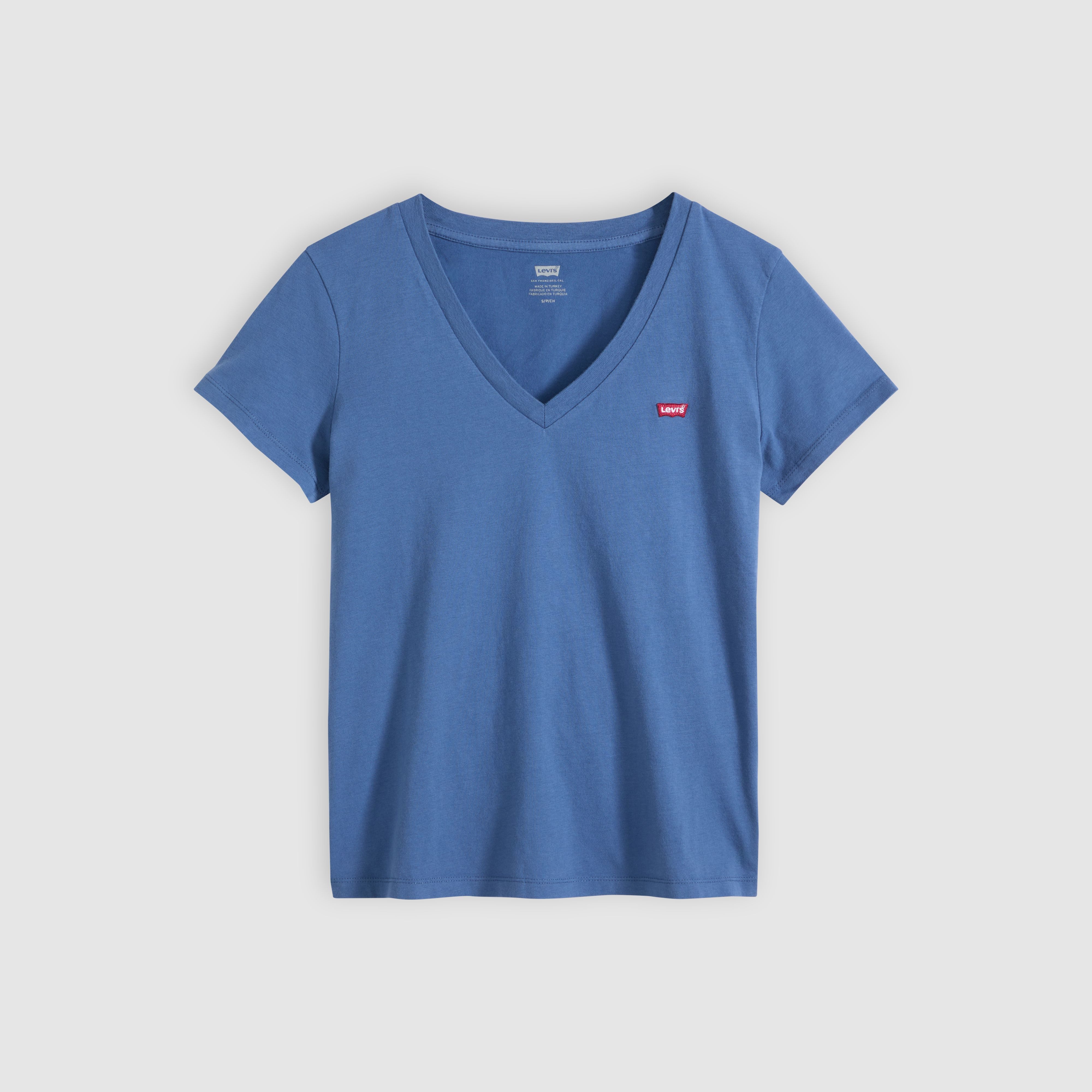 Levi's® V-Shirt Perfect Tee mit kleinem Batwing- Logo günstig online kaufen