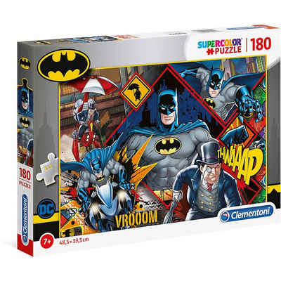 Clementoni® Puzzle »Supercolor Puzzle 180 Teile - Batman«, Puzzleteile