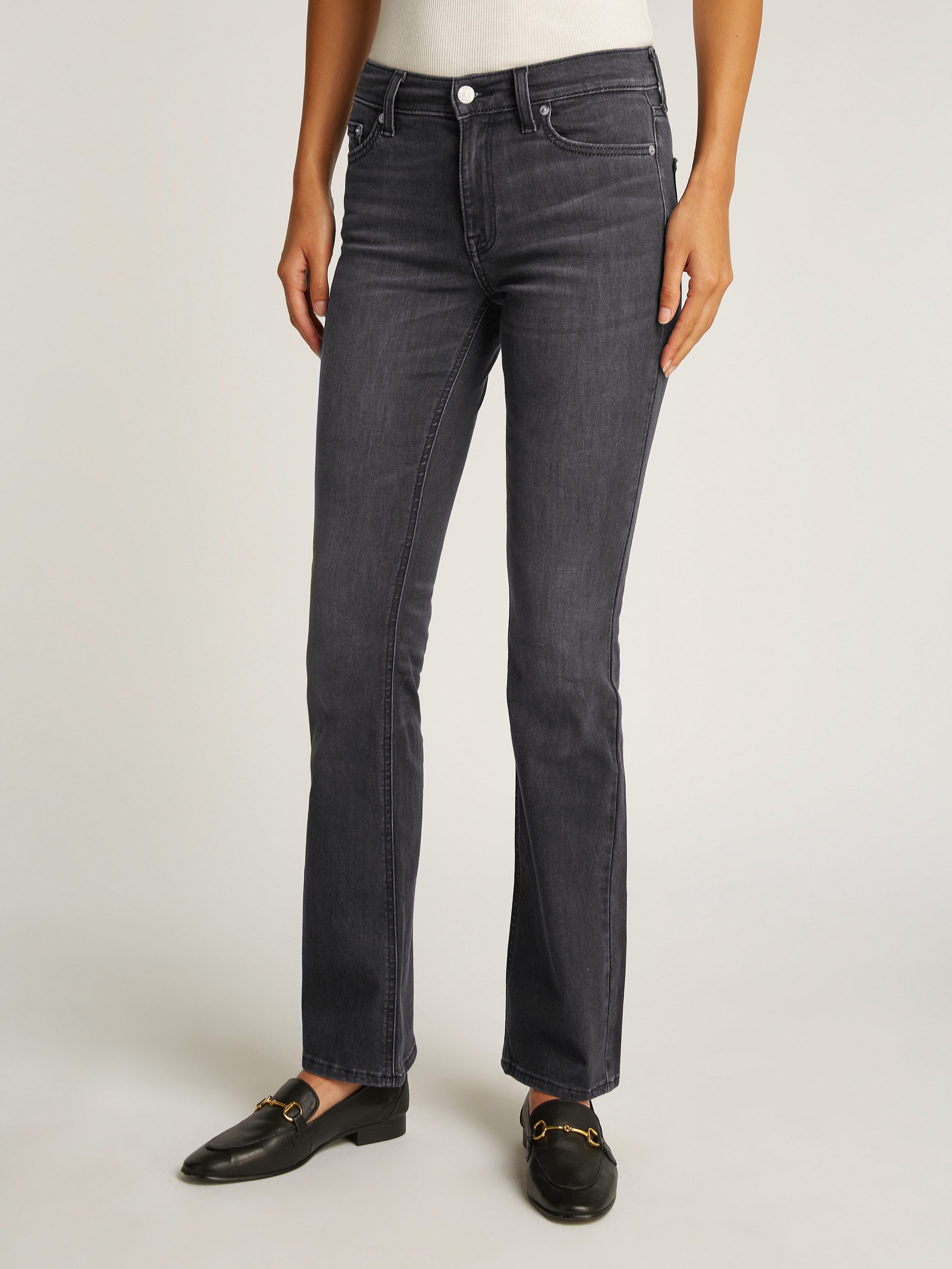 Tommy Jeans Bootcut-Jeans Maddie Mid Rise günstig online kaufen