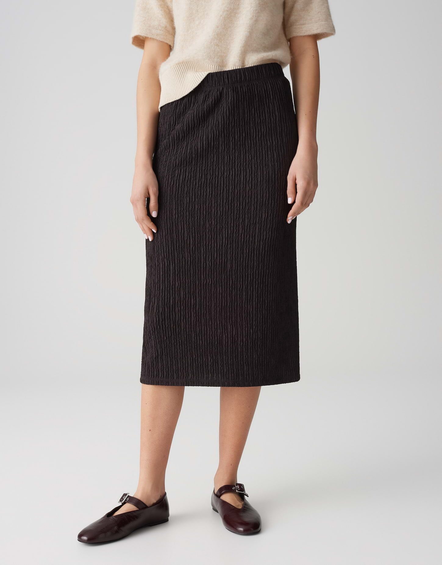 OPUS Bleistiftrock RILASA STRUCTURED in Crinkle günstig online kaufen