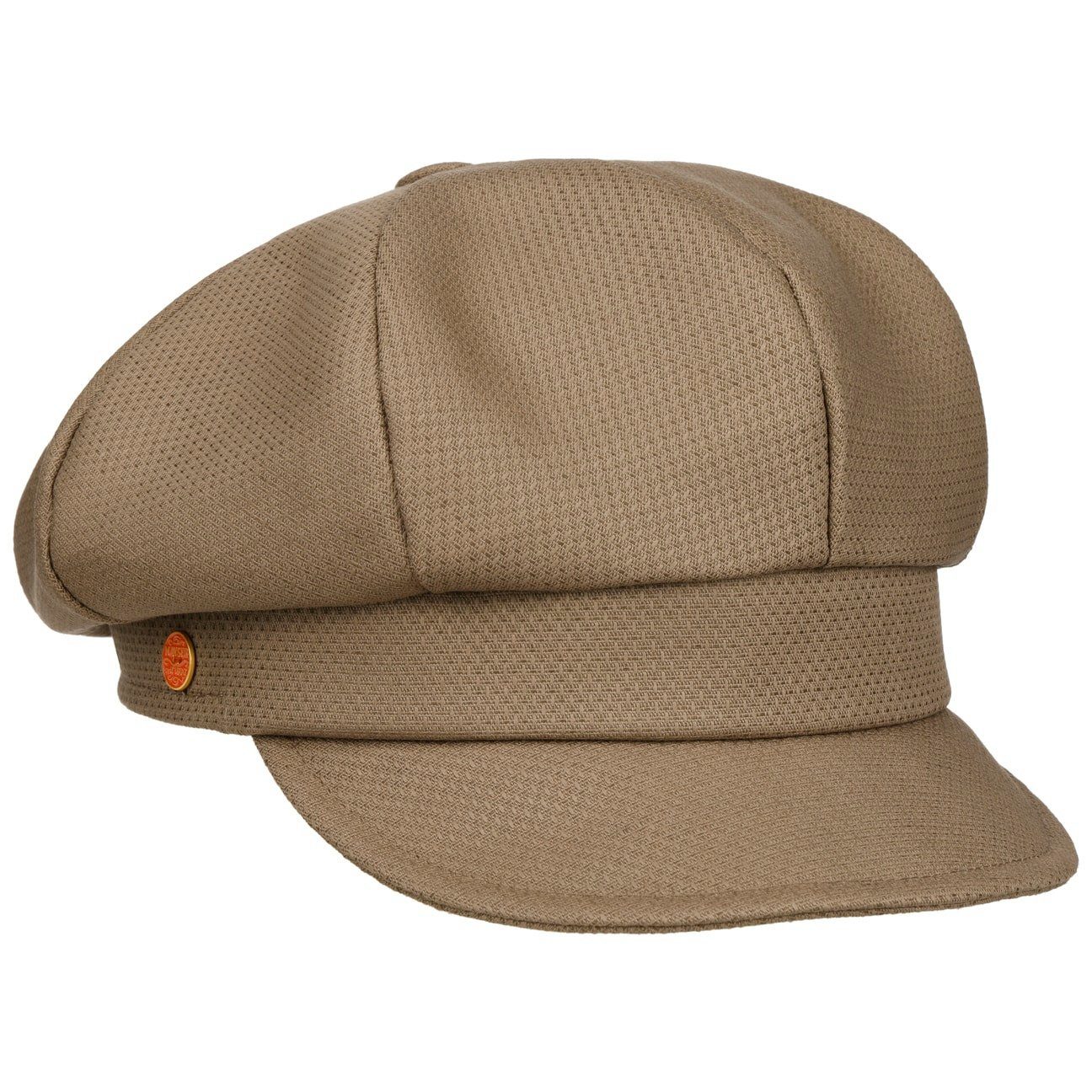 Mayser Schirmmütze (1-St) Schirmmütze mit Schirm, Made in the EU beige