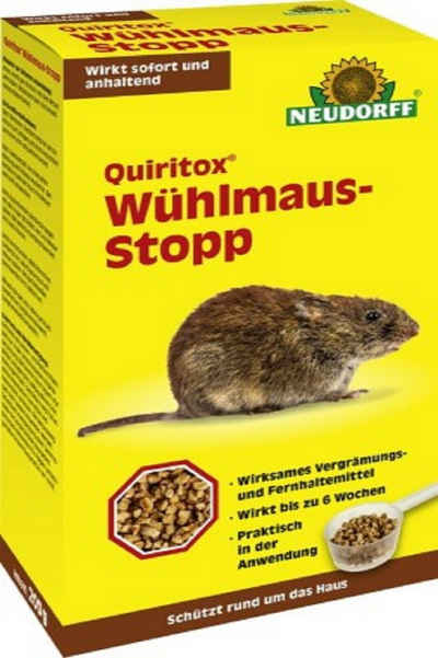 Neudorff Gift-Wühlmausköder Neudorff Quiritox Wühlmaus-Stopp 200g Vertreibung von Wühlmäusen