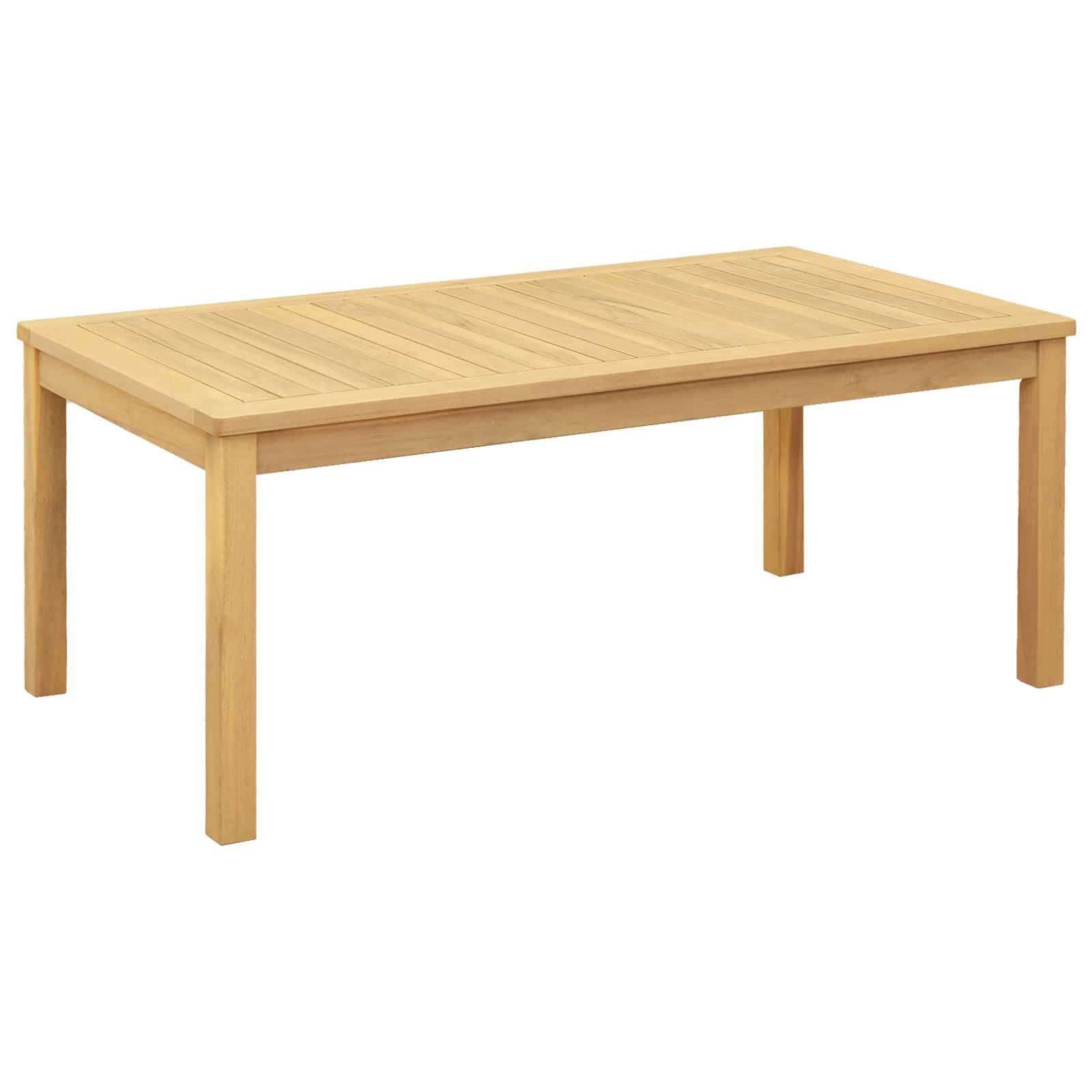 vidaXL Gartentisch Couchtisch Helles nholz 110 x 60 x 45 cm (1-St)