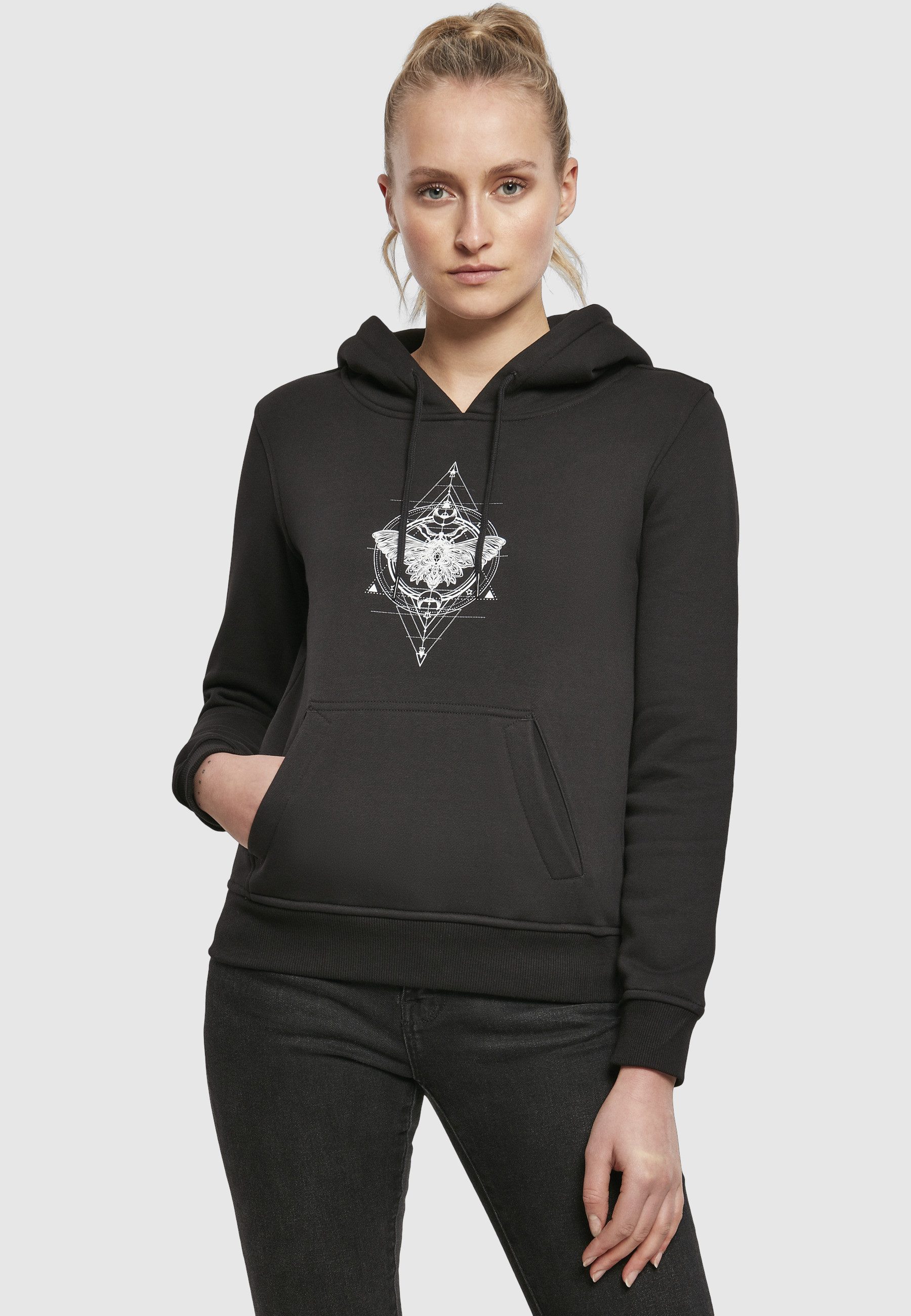 MisterTee Sweatshirt MisterTee Damen Ladies Moth Hoody (1-tlg)